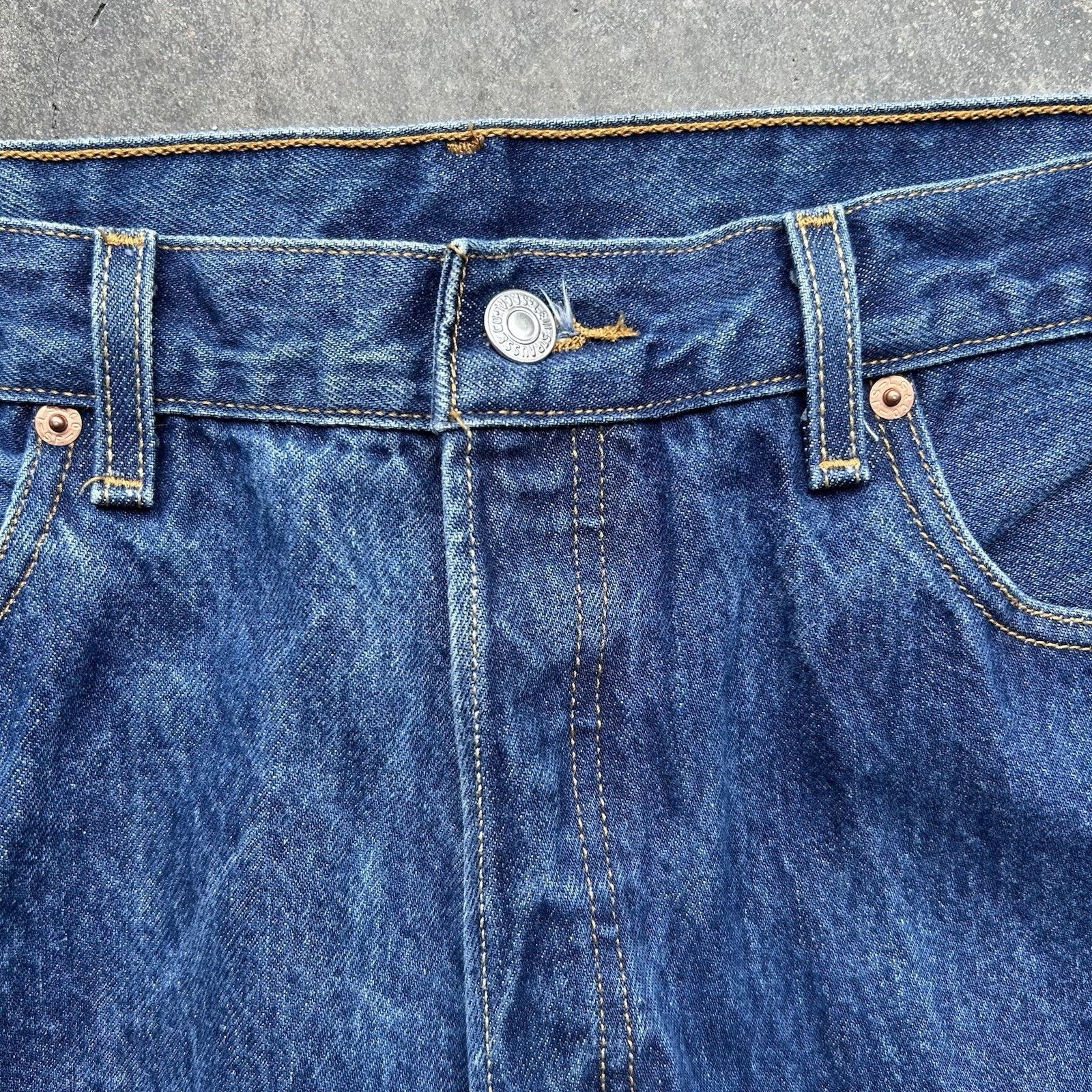 Levi's Vintage Levi’s 501xx Jeans Men’s 34 X 32 Dark Wash Western Size US 34 / EU 50 - 6 Thumbnail