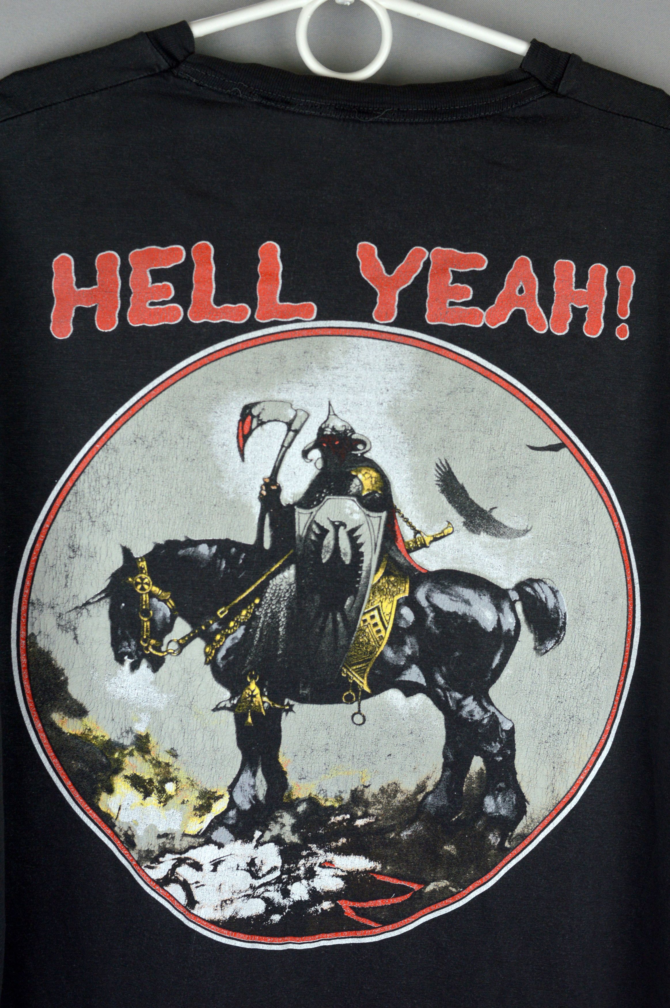 Band Tees × Vintage Vintage Molly Hatchet Hell Yeah 1988 t shirt Size US XL / EU 56 / 4 - 4 Thumbnail