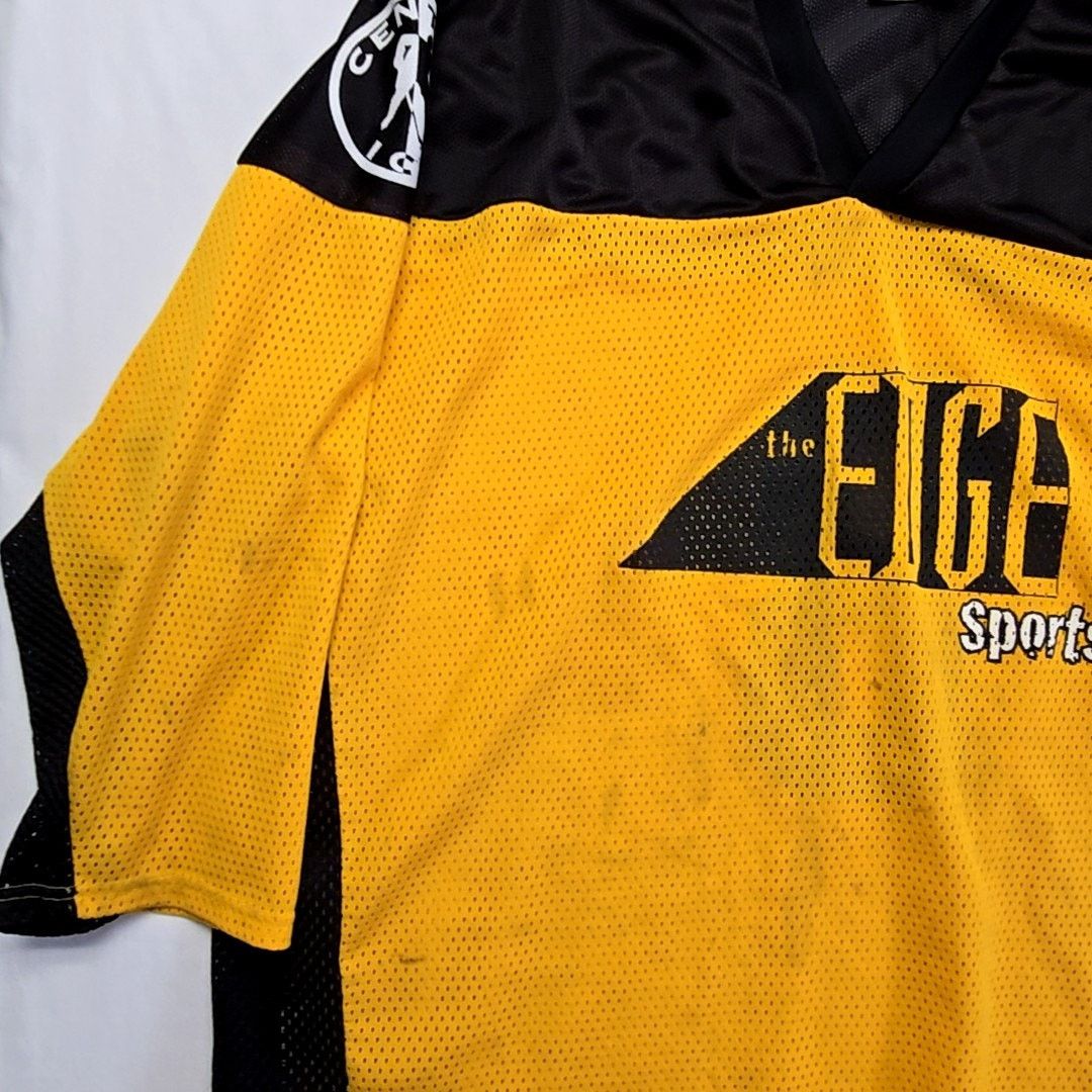 Vintage Vintage Hystyk Sport Hockey Jersey Yellow Black XL Jersey Size US XL / EU 56 / 4 - 4 Thumbnail