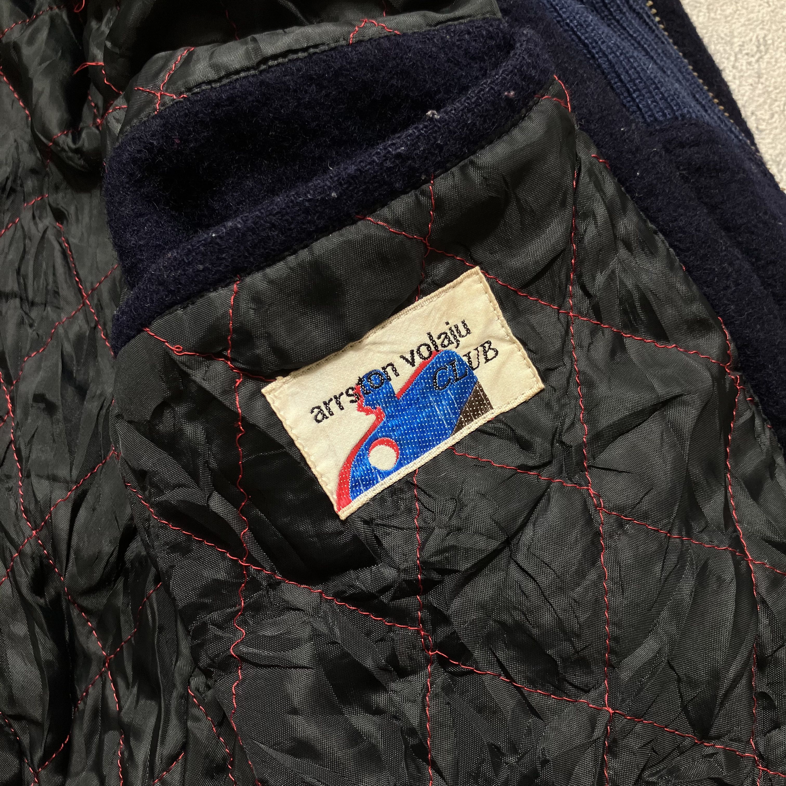Yohji Yamamoto Arrston Volaju club vintage leather arc varsity jacket Size US L / EU 52-54 / 3 - 6 Thumbnail