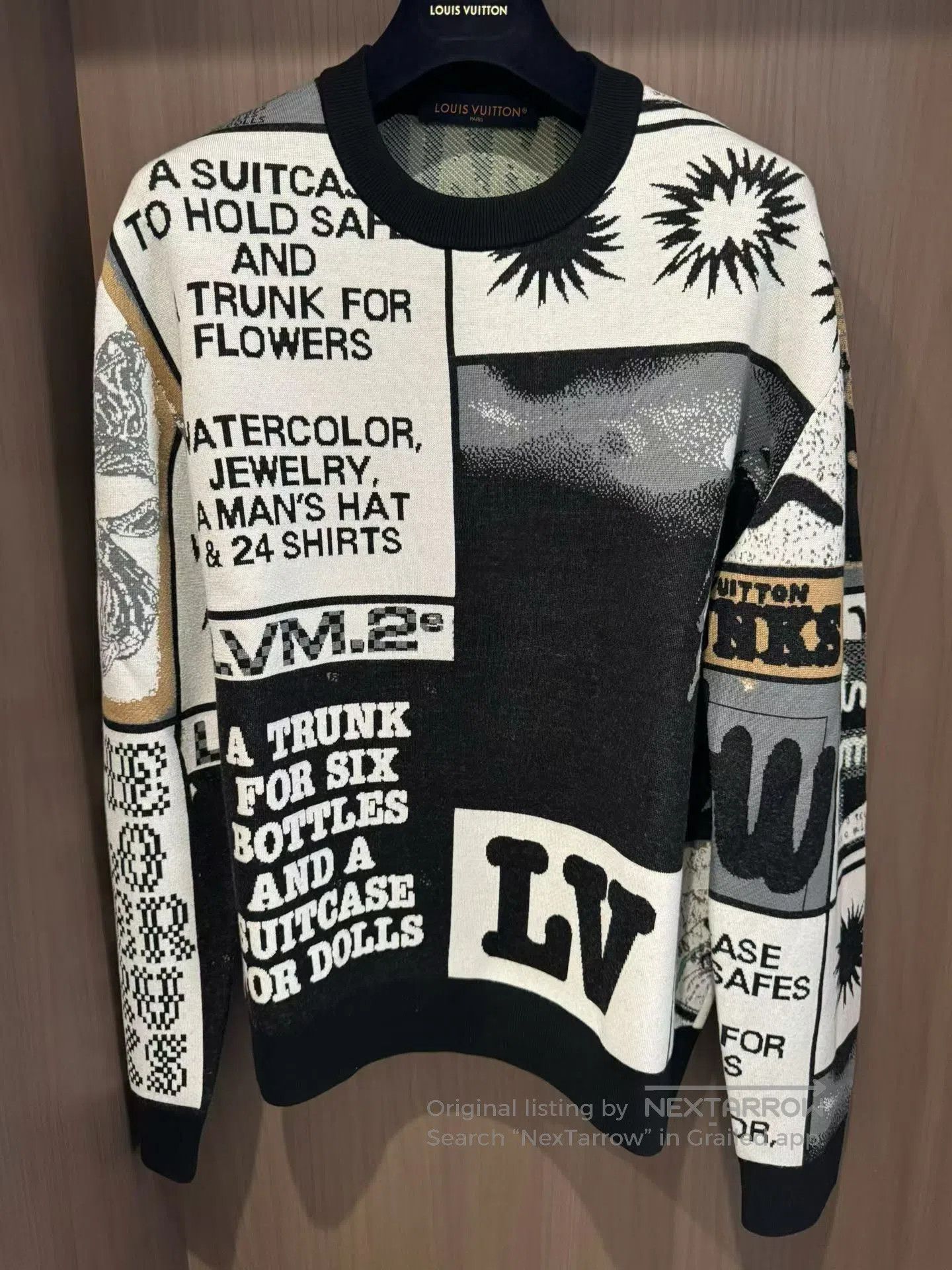 Louis Vuitton Louis Vuitton Graffiti Patchwork Jacquard Sweater. Size US M / EU 48-50 / 2 - 1 Thumbnail