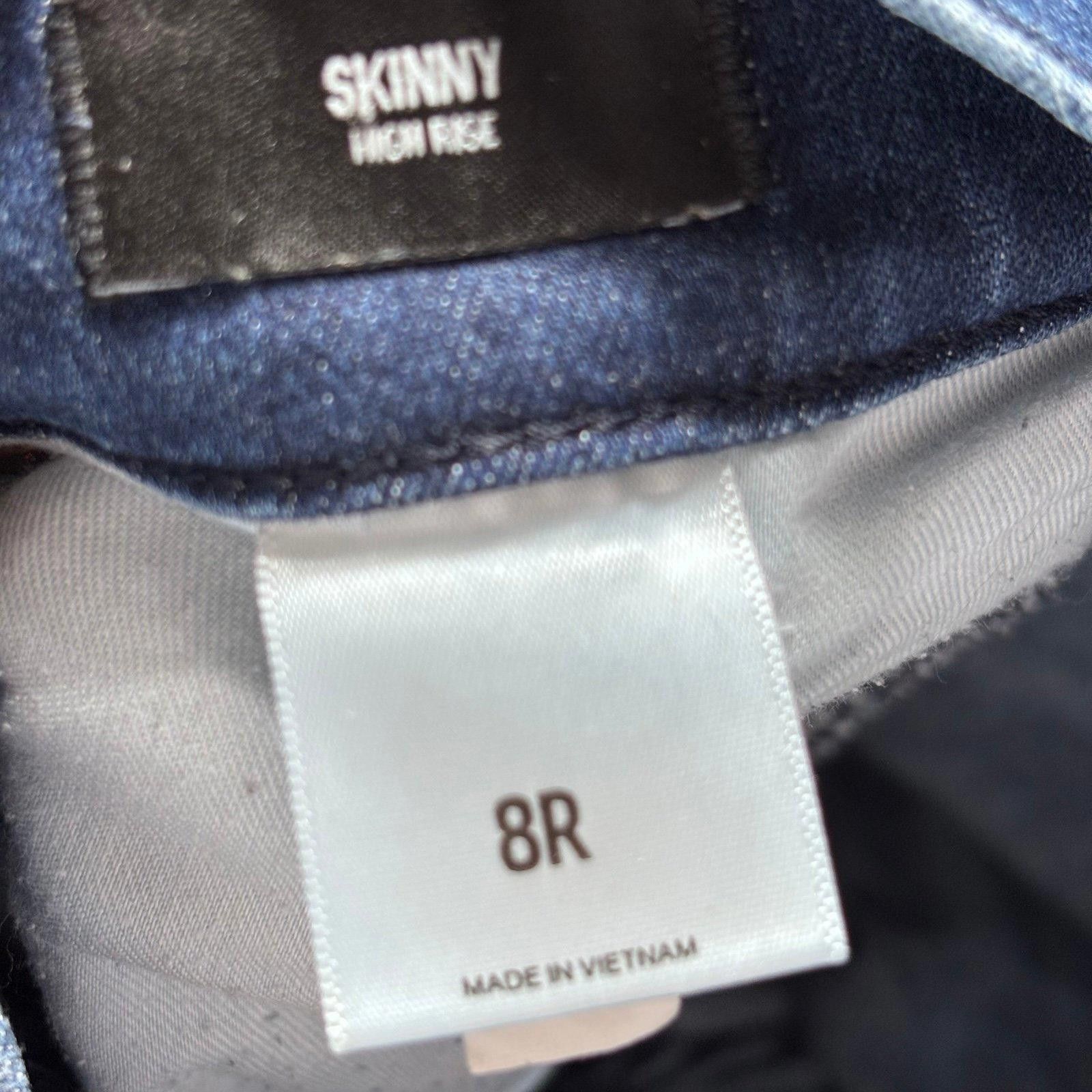 Express Express Skinny High Rise Jeans Size 8R Size 30" / US 8 / IT 44 - 7 Thumbnail