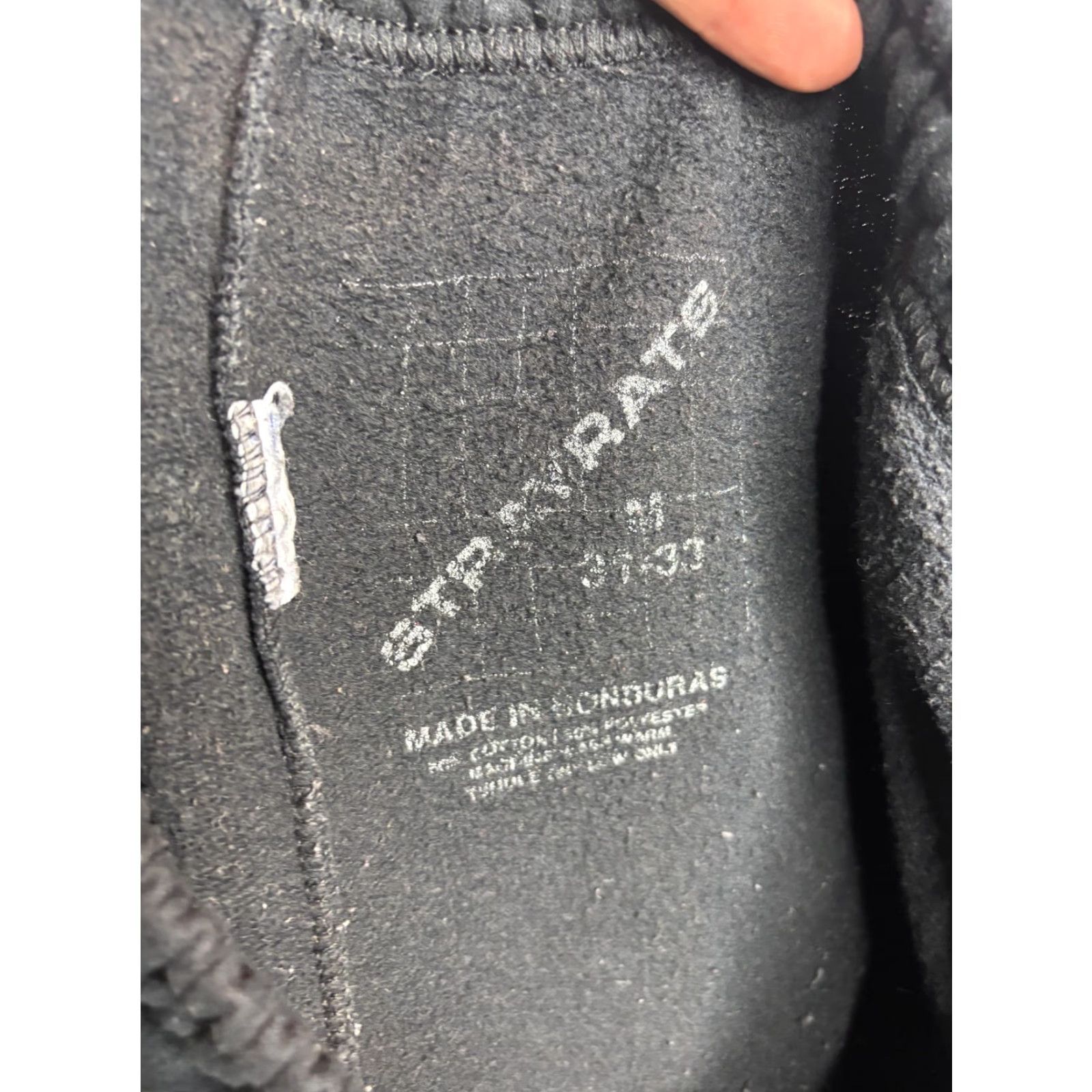 Stray Rats STRAYRATS Sweatpants Mens M Black Fleece Joggers Logo Streetwear Pants Size US 31 - 6 Thumbnail