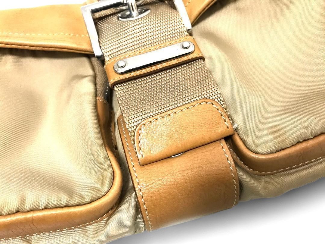 Prada Prada - Vitello leather handbag shoulder bag BT0465 brown Size ONE SIZE - 11 Thumbnail