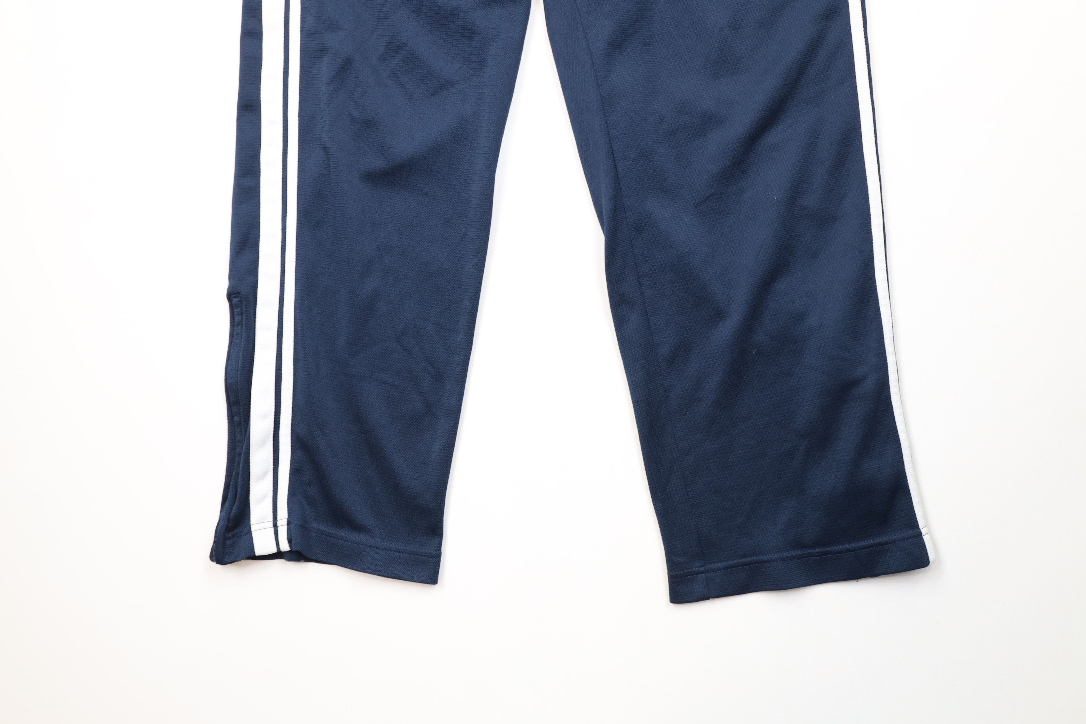 Nike × Vintage Vintage 90s Y2K Nike Scott Mini Swoosh Wide Leg Pants Blue Size US 36 / EU 52 - 4 Thumbnail