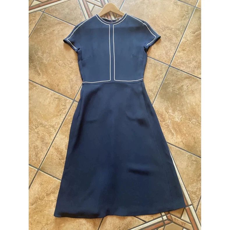 Loro Piana LORO PIANA Women's silk mid-length dress Size 26" / US 2 / IT 38 - 3 Thumbnail