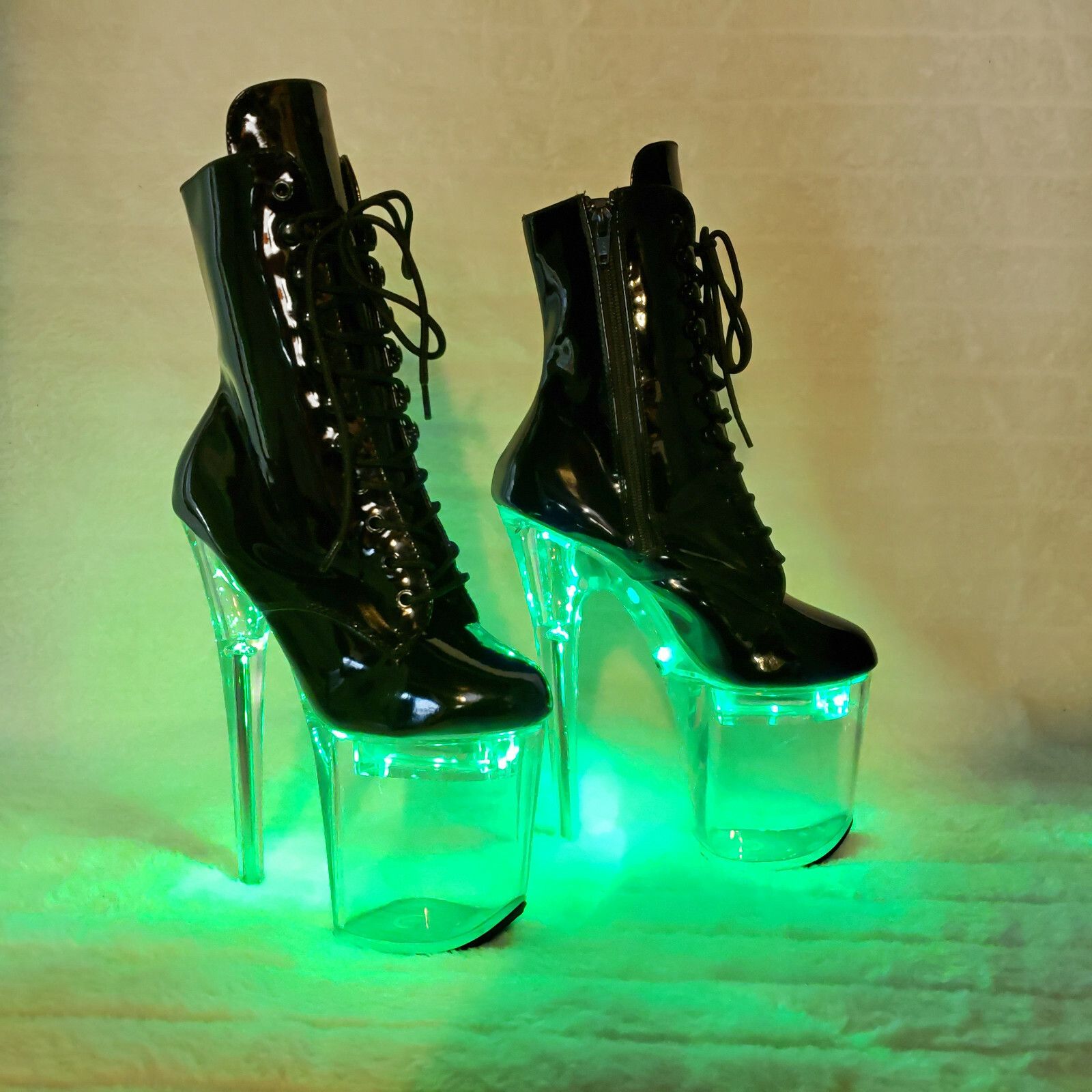 Other Flashdance 1020 Multi LColor Platform Ankle Boots 8" High H Size US 7 / IT 37 - 2 Thumbnail