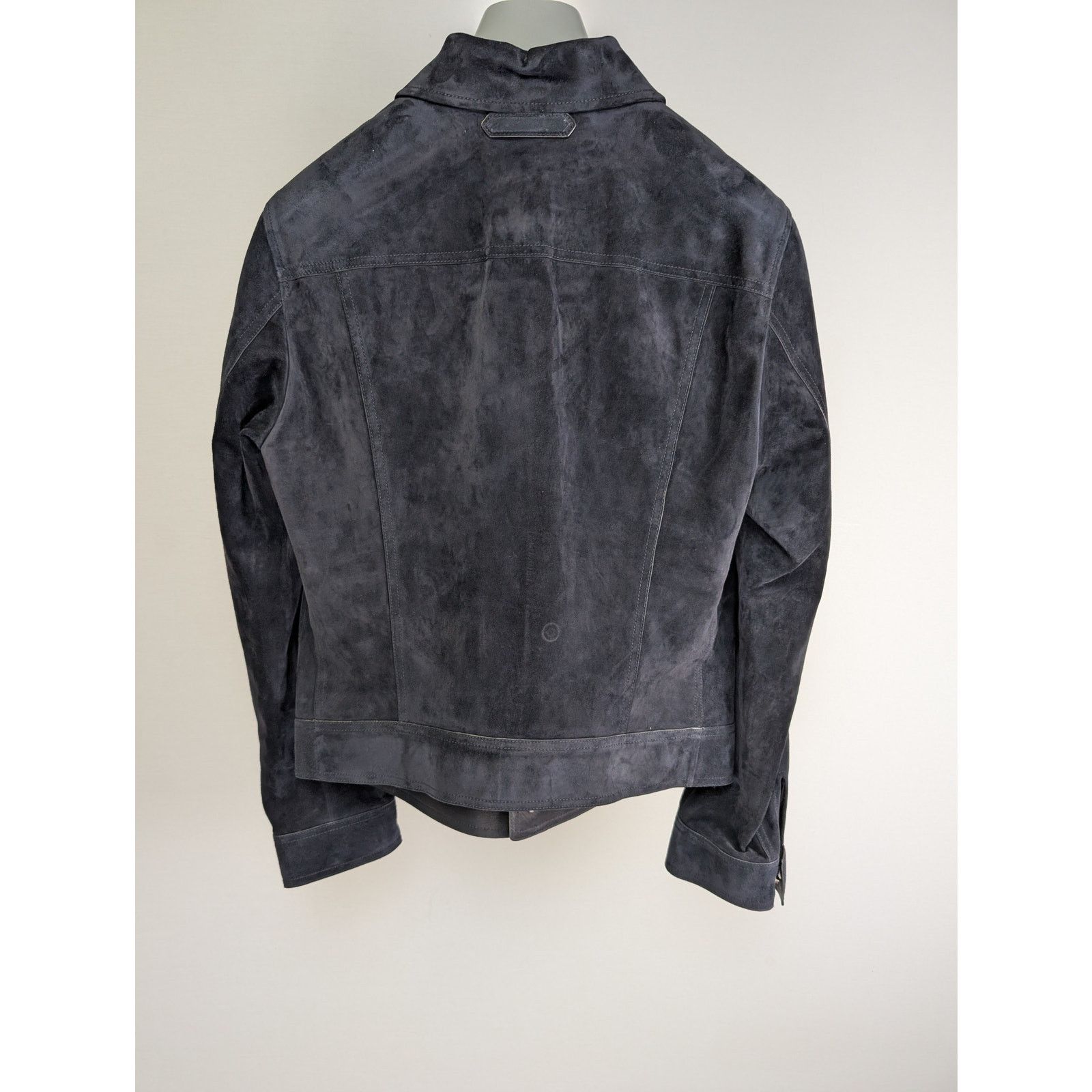 Tom Ford o1rshd1 Suede Button Jacket in Dark Navy Size US M / EU 48-50 / 2 - 10 Thumbnail