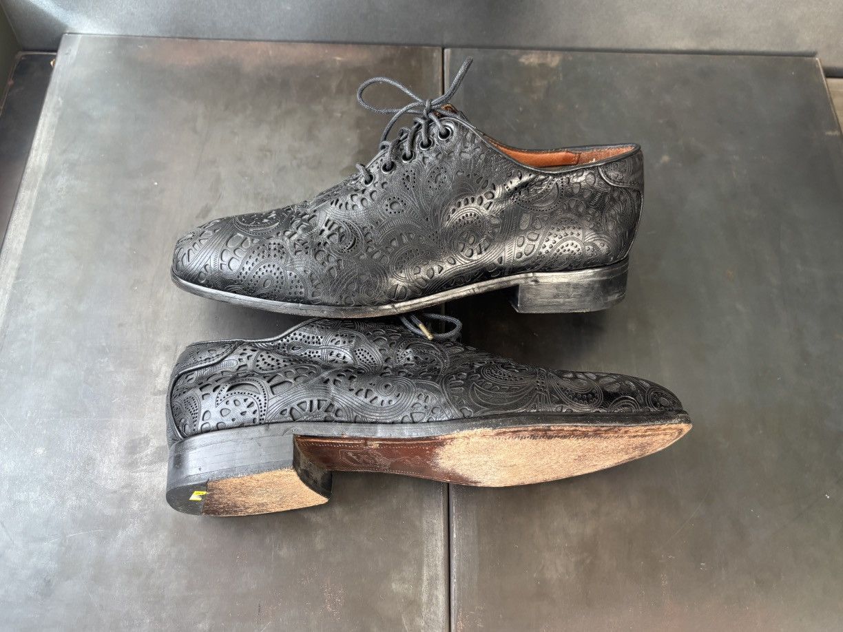 Duckie Brown × Florsheim Florsheim by Duckie Brown Tooled Leather Dress Shoes Oxfords Size US 9.5 / EU 42-43 - 24 Thumbnail