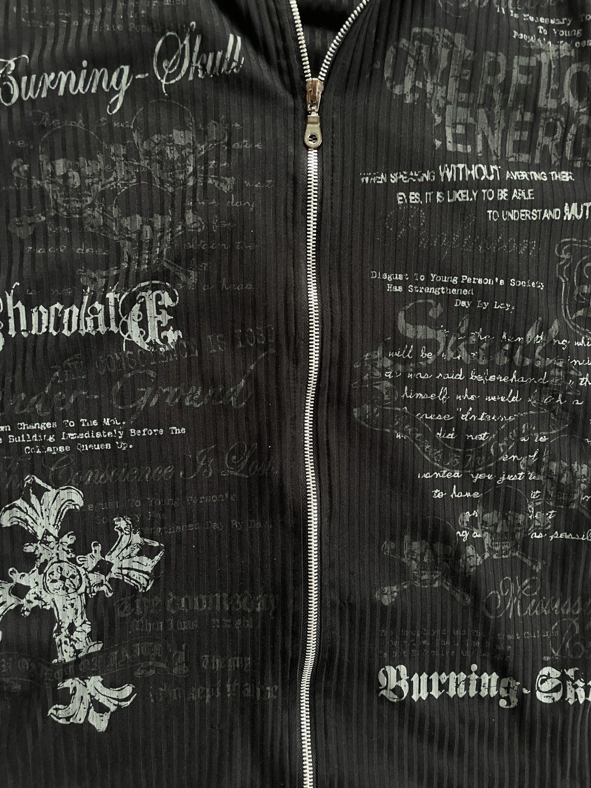 If Six Was Nine 2000s Japanese archive Vkei Cross Poem Short Sleeve Hoodie Size US S / EU 44-46 / 1 - 6 Thumbnail
