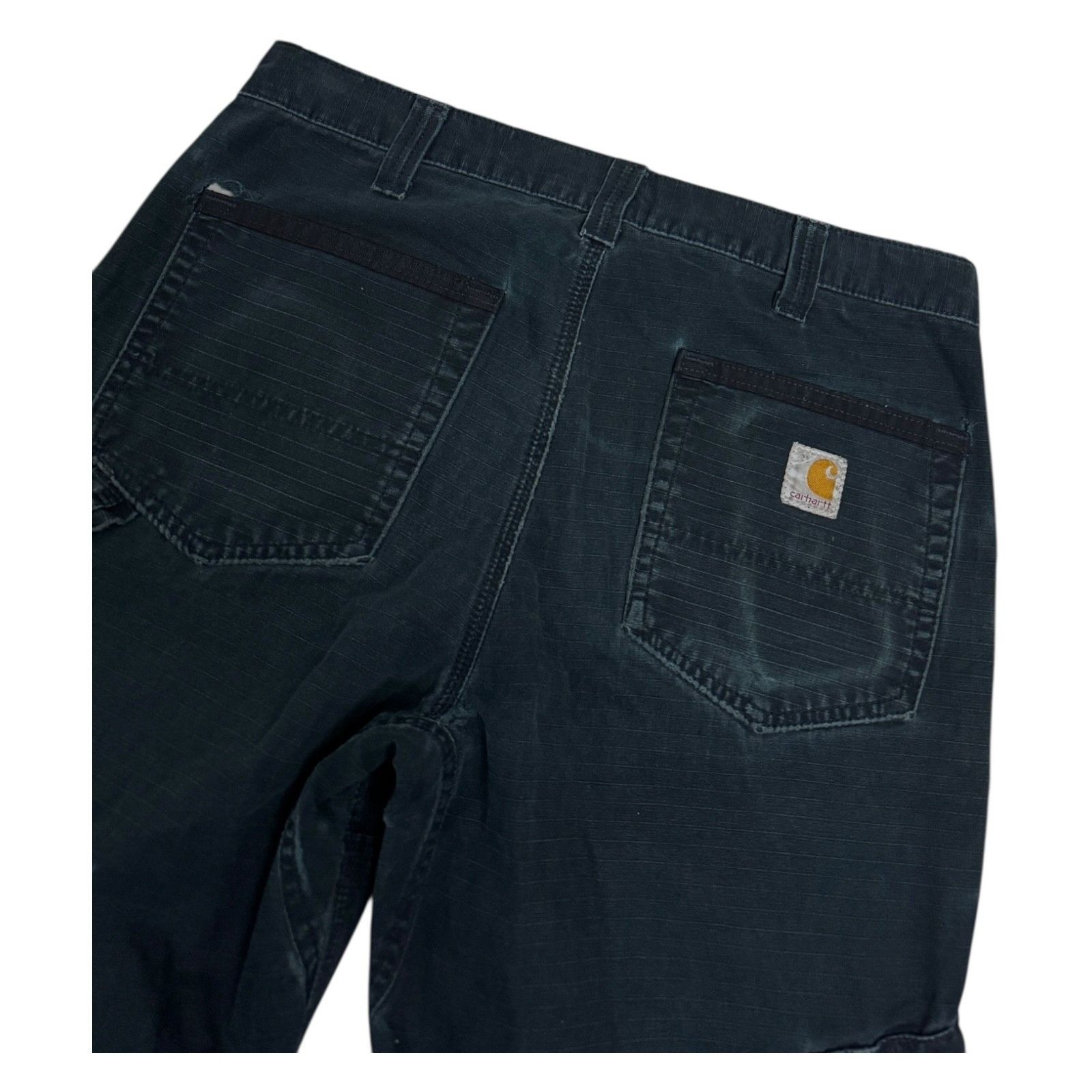 Carhartt CARHARTT Black Relaxed Fit Worn & Distressed Jeans 32x30 Size US 32 / EU 48 - 6 Thumbnail