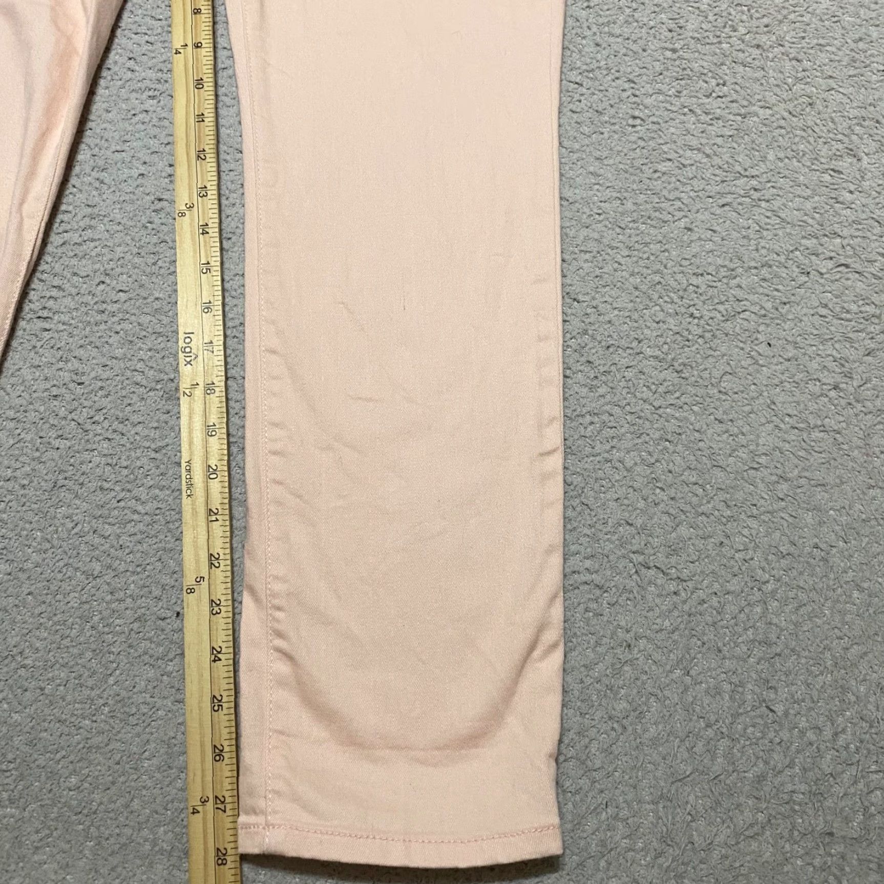 Apt. 9 Apt. 9 Womens Jeans Light Orange Denim Light Wash Straight Capri Mid Rise Size 34" / US 12 / IT 48 - 6 Thumbnail
