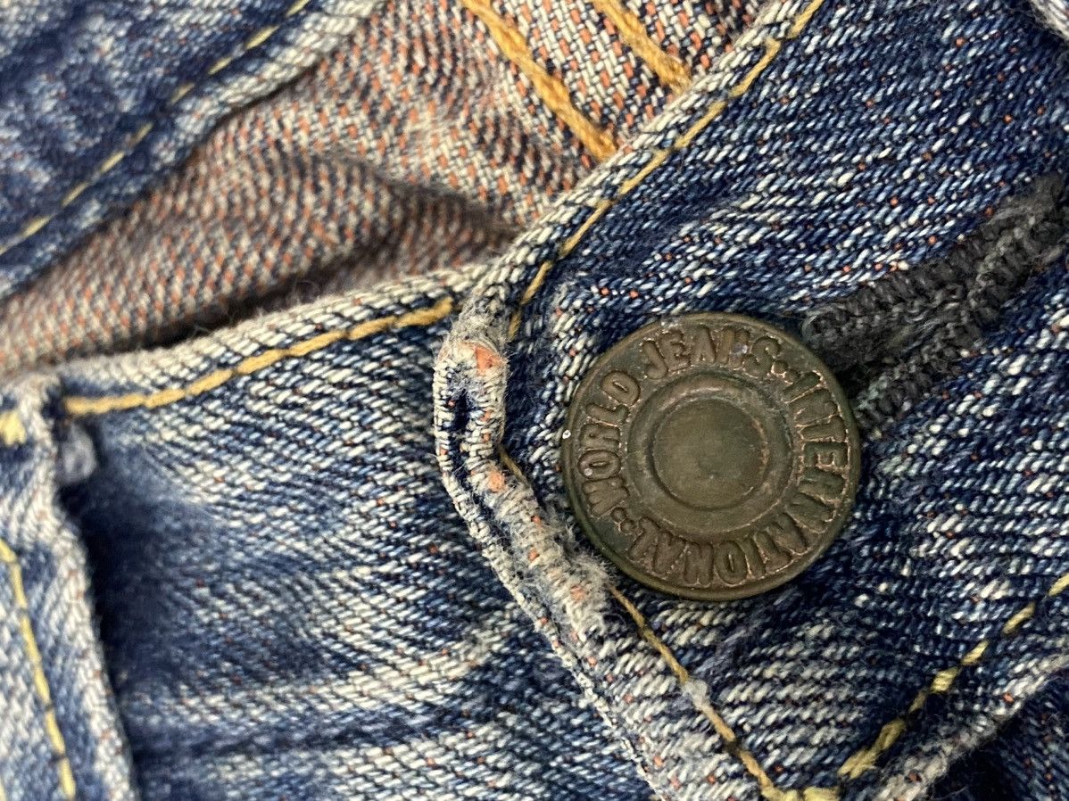 If Six Was Nine × Japanese Brand × Le Grande Bleu (L.G.B.) Flare Distressed Denim Orange Mud Jean Size US 30 / EU 46 - 9 Thumbnail