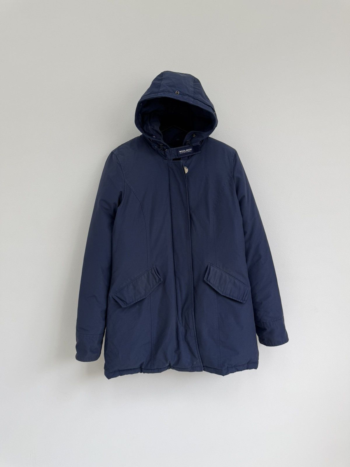 Goretex Woolrich Women Parka Jacket Size L Blue Size M / US 6-8 / IT 42-44 - 2 Thumbnail