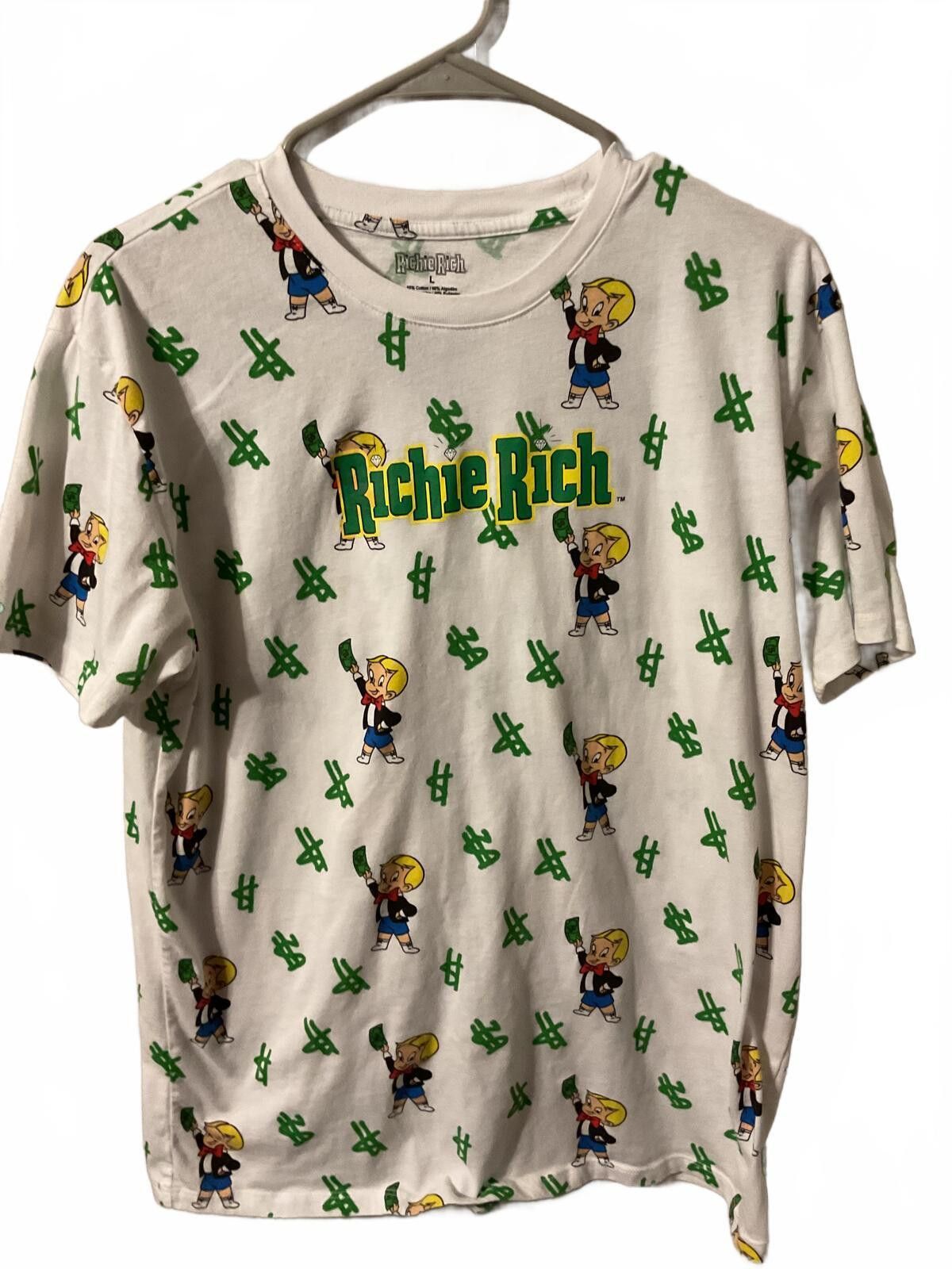 Other Richie Rich Graphic T-Shirt with Dollar Sign Print Size ONE SIZE - 2 Thumbnail
