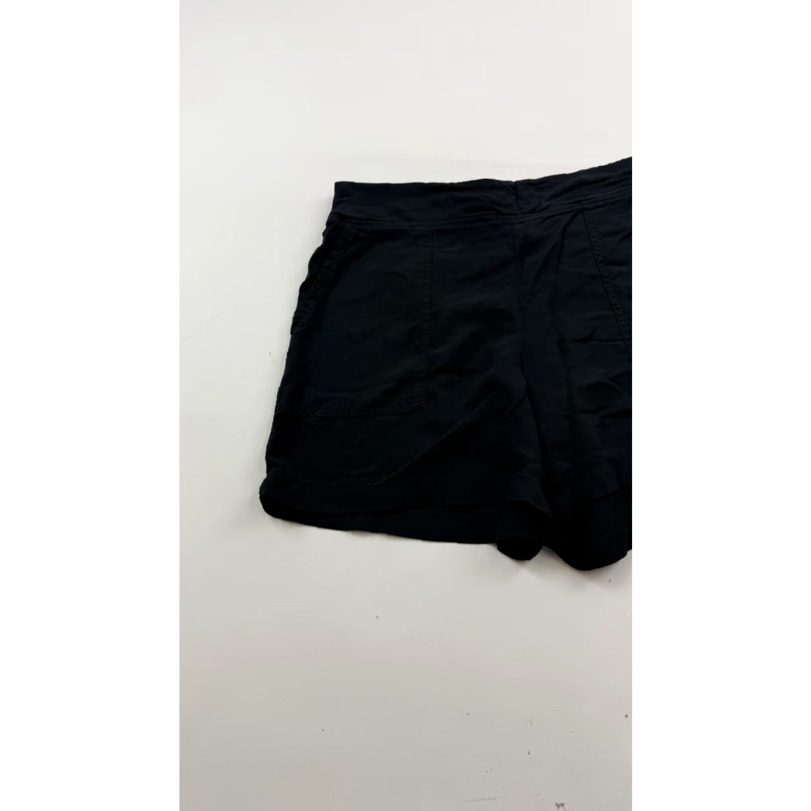 Wildfox Wildfox Shorts Womens Medium Black Elastic Waist Rayon Lounge Casual Pockets Size 32" / US 10 / IT 46 - 2 Thumbnail