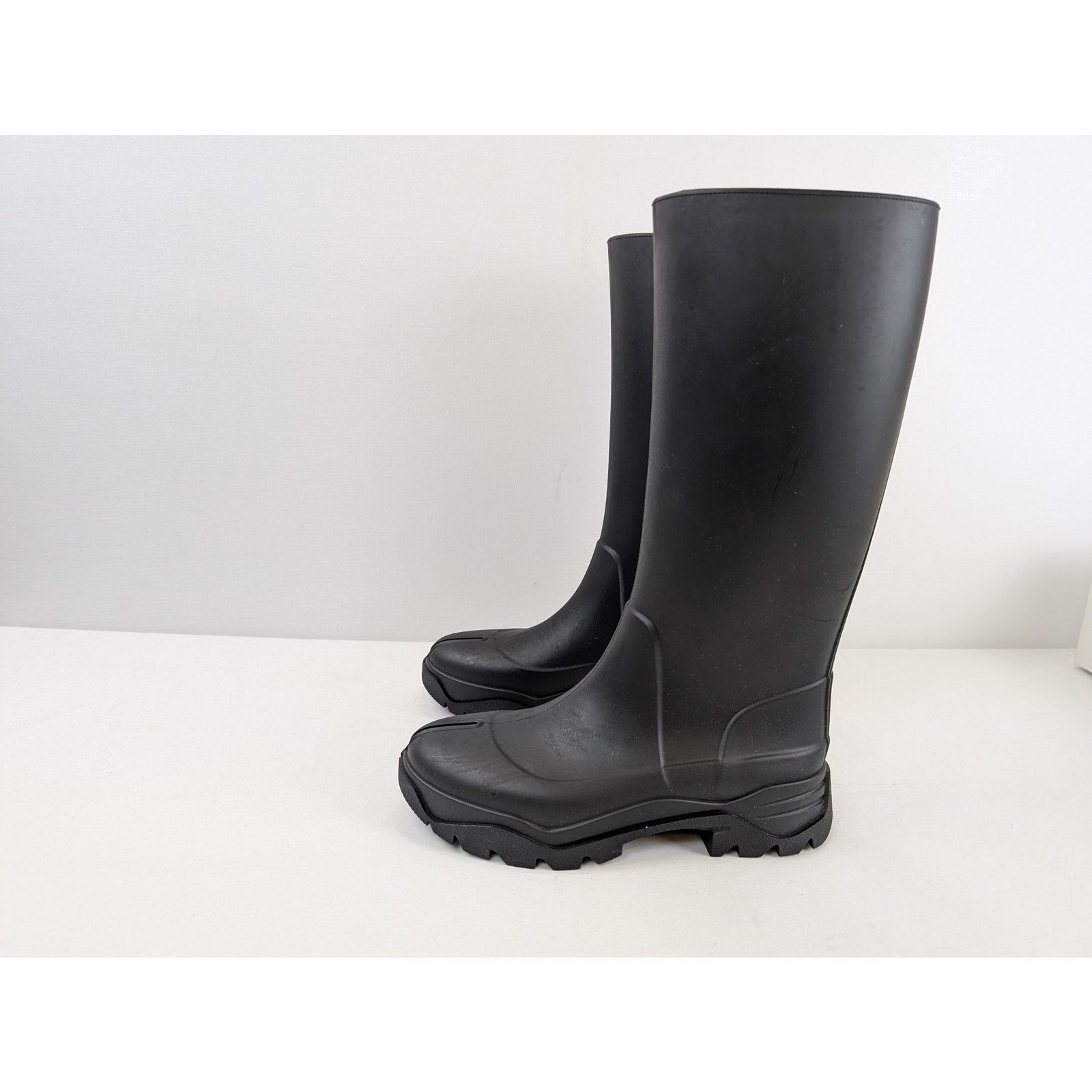 Maison Margiela o1rshd1 Tabi Long Boots in Black Size US 12 / EU 45 - 3 Thumbnail