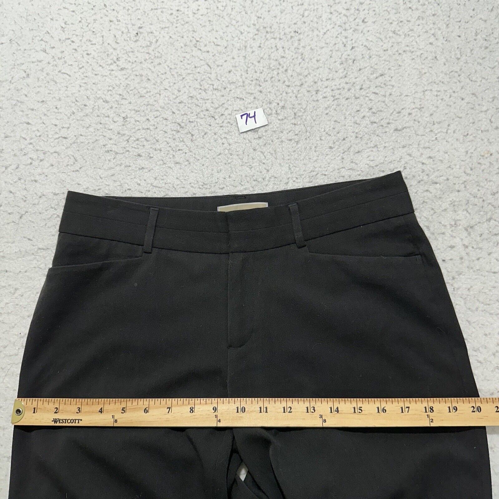Other Michael Kors 6 Black Straight Leg Dress Pants 33x32 Size 28" / US 6 / IT 42 - 12 Thumbnail