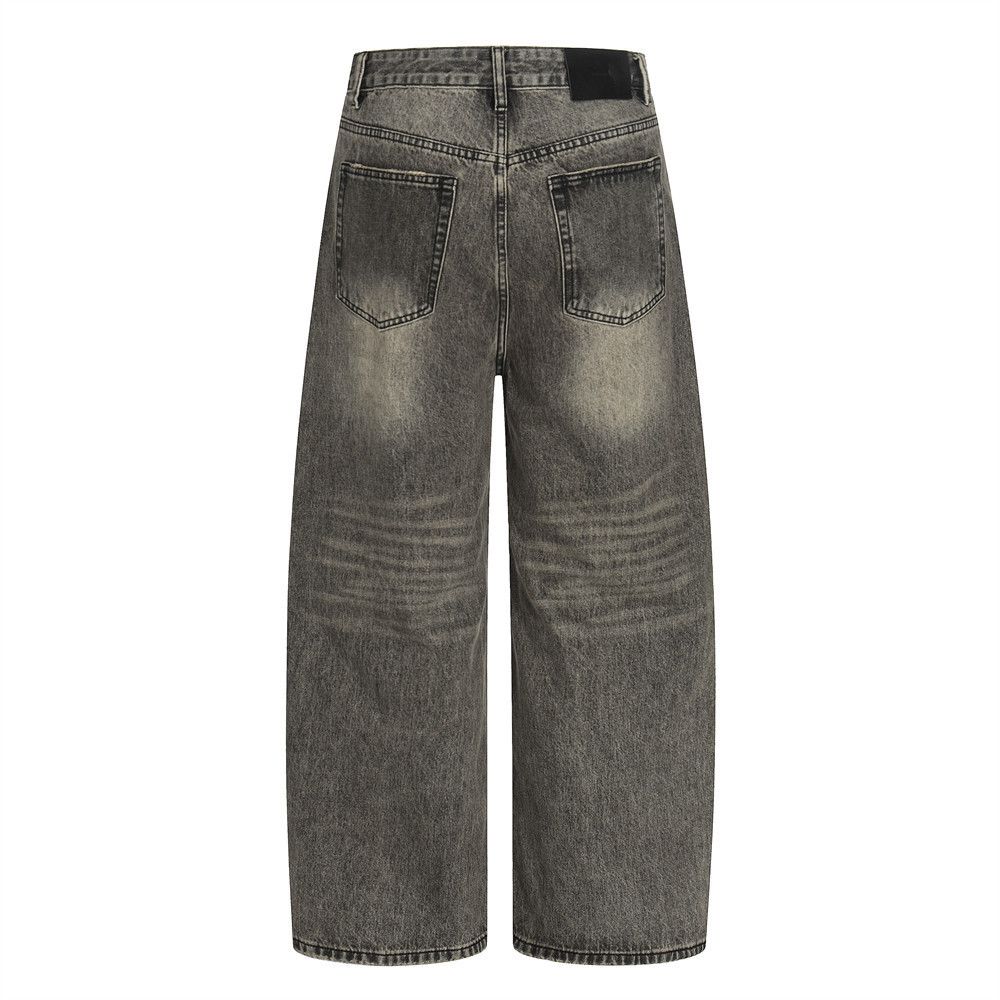 Vintage Men's loose distressed punk washed scimitar jeans Size US 34 / EU 50 - 2 Thumbnail