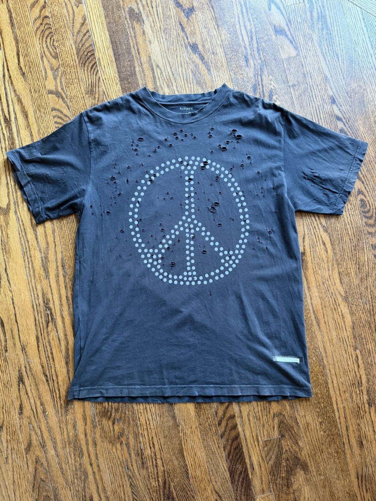 Satisfy Satisfy Mothtech PEACE Reflective T-Shirt Large Size US L / EU 52-54 / 3 - 1 Thumbnail