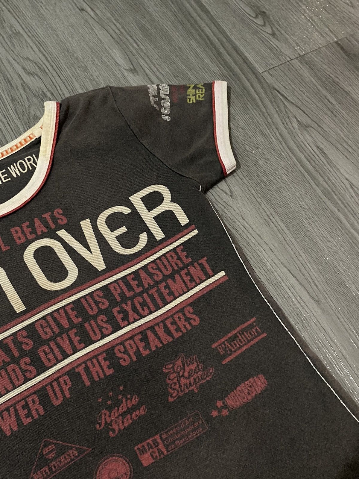 Hysteric Glamour Newson The World Run Over Event Ringer Tee Hysteric Design Size S / US 4 / IT 40 - 5 Thumbnail