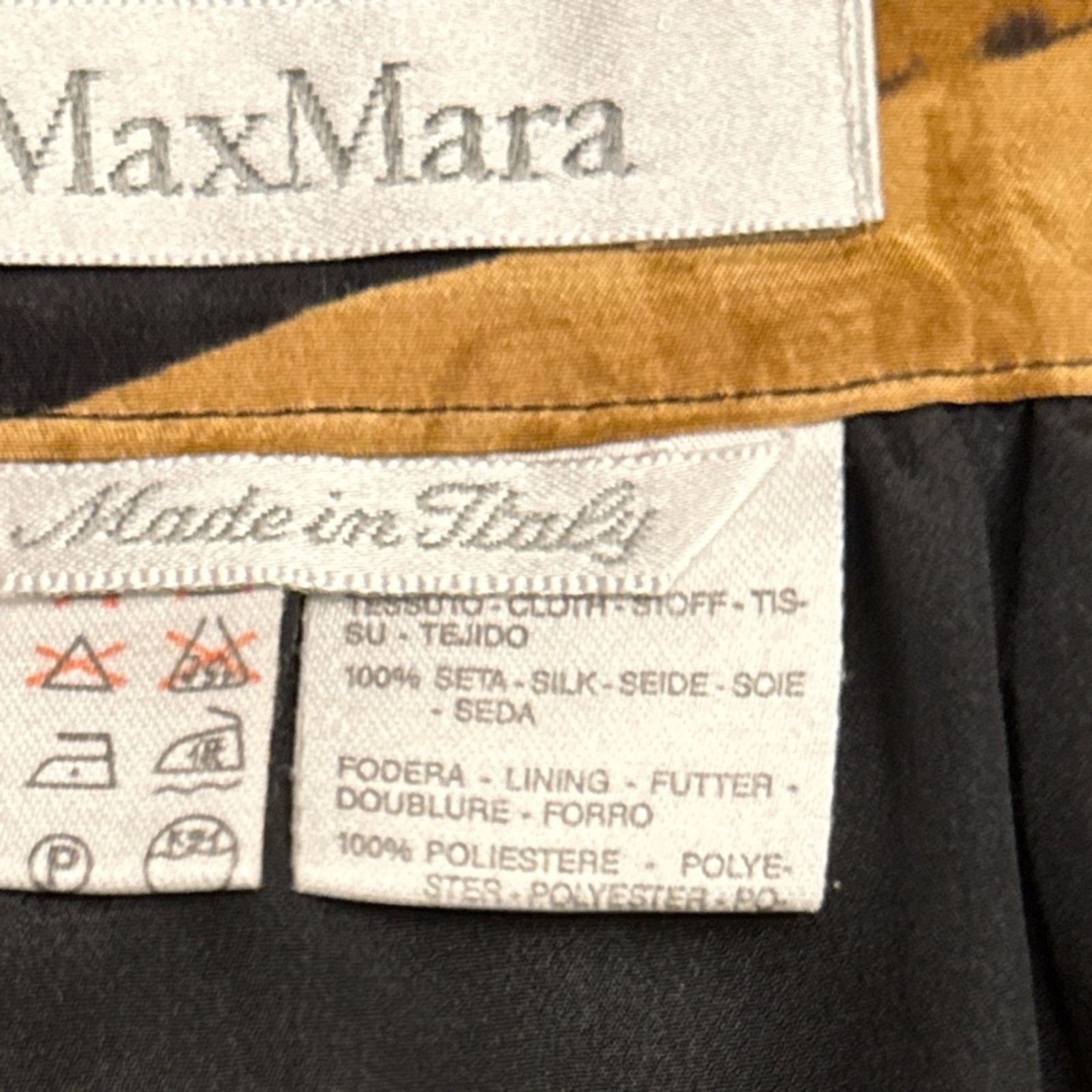 Max Mara Max mara Elegant Patchwork brown, and tan button front skirt Size 30" / US 8 / IT 44 - 5 Thumbnail