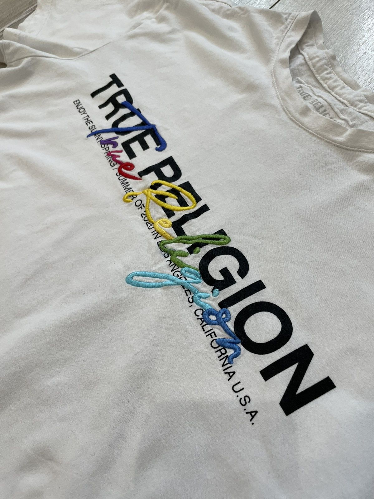 True Religion True Religion T-Shirt Big Logo white Size US M / EU 48-50 / 2 - 7 Thumbnail