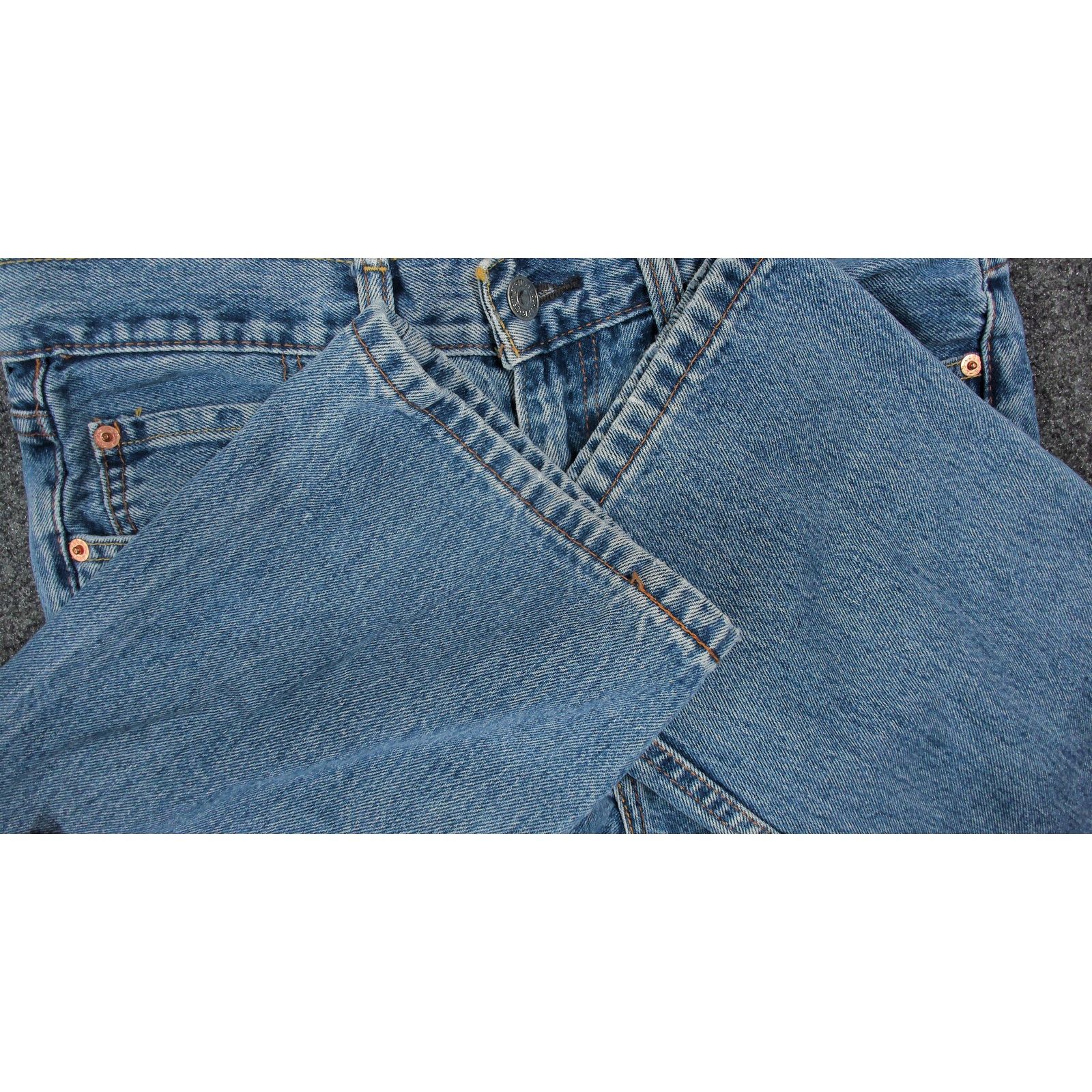 Levi's Levi's 505 Stonewash Straight Leg Jeans 33x32 Size US 33 - 10 Thumbnail