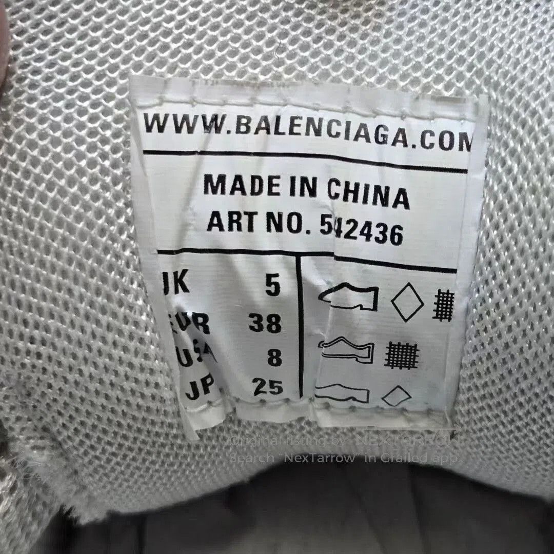 Balenciaga balenciaga track sneakers in white size 38. Size US 6 / EU 39 - 5 Thumbnail