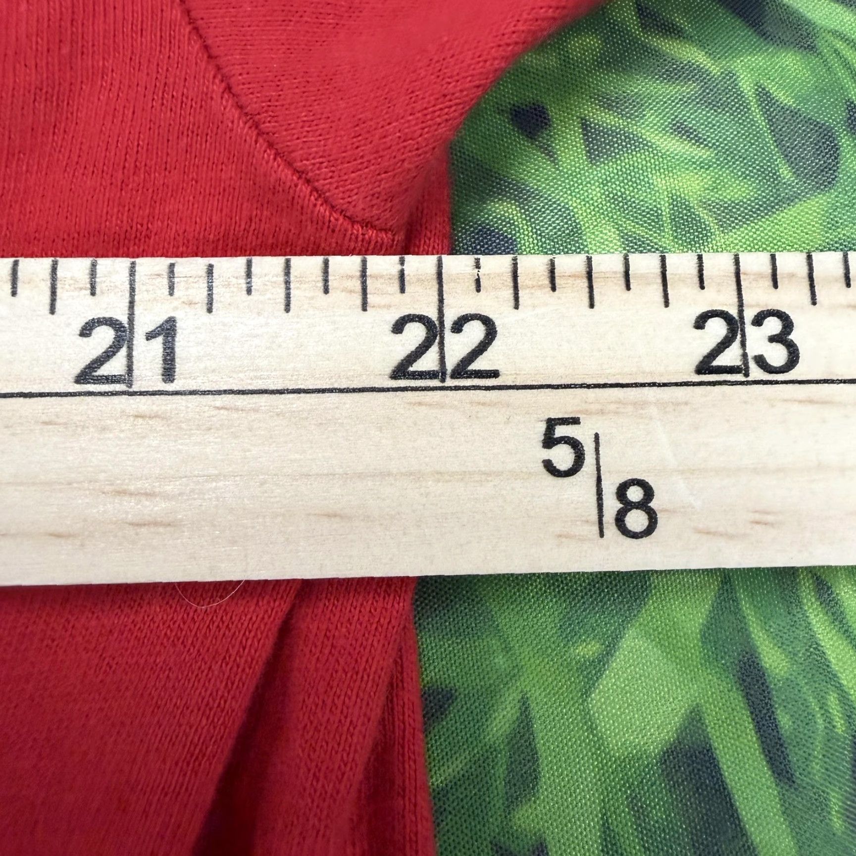Hanes VINTAGE USA Shirt Mens XL Red Hanes Beefy-T 12 Sleeve Applique Graphic Patriotic Tee Size US XL / EU 56 / 4 - 7 Thumbnail