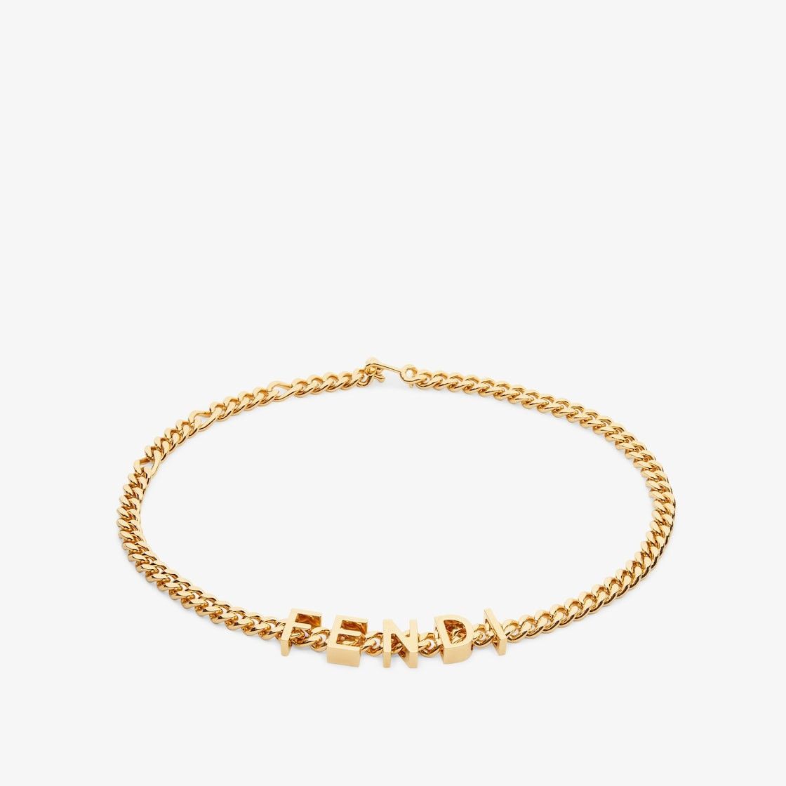 Fendi o1w1db10525 Size: OS / Fendigraphy Belt in Gold Size ONE SIZE - 1 Thumbnail