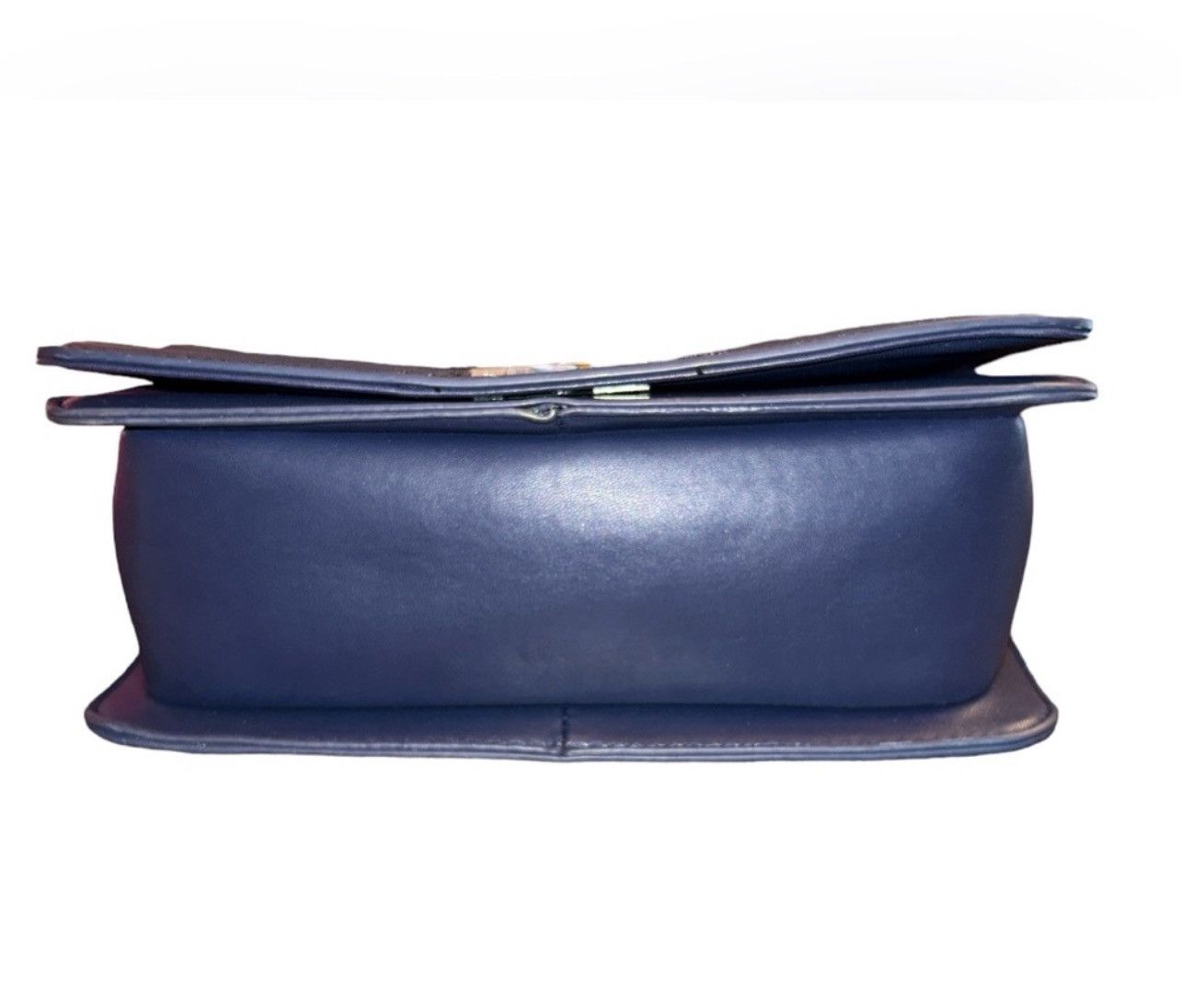 Badgley Mischka Badgley Mischka Denim Blue Vegan Leather Studded Pearl Bag Size ONE SIZE - 4 Thumbnail