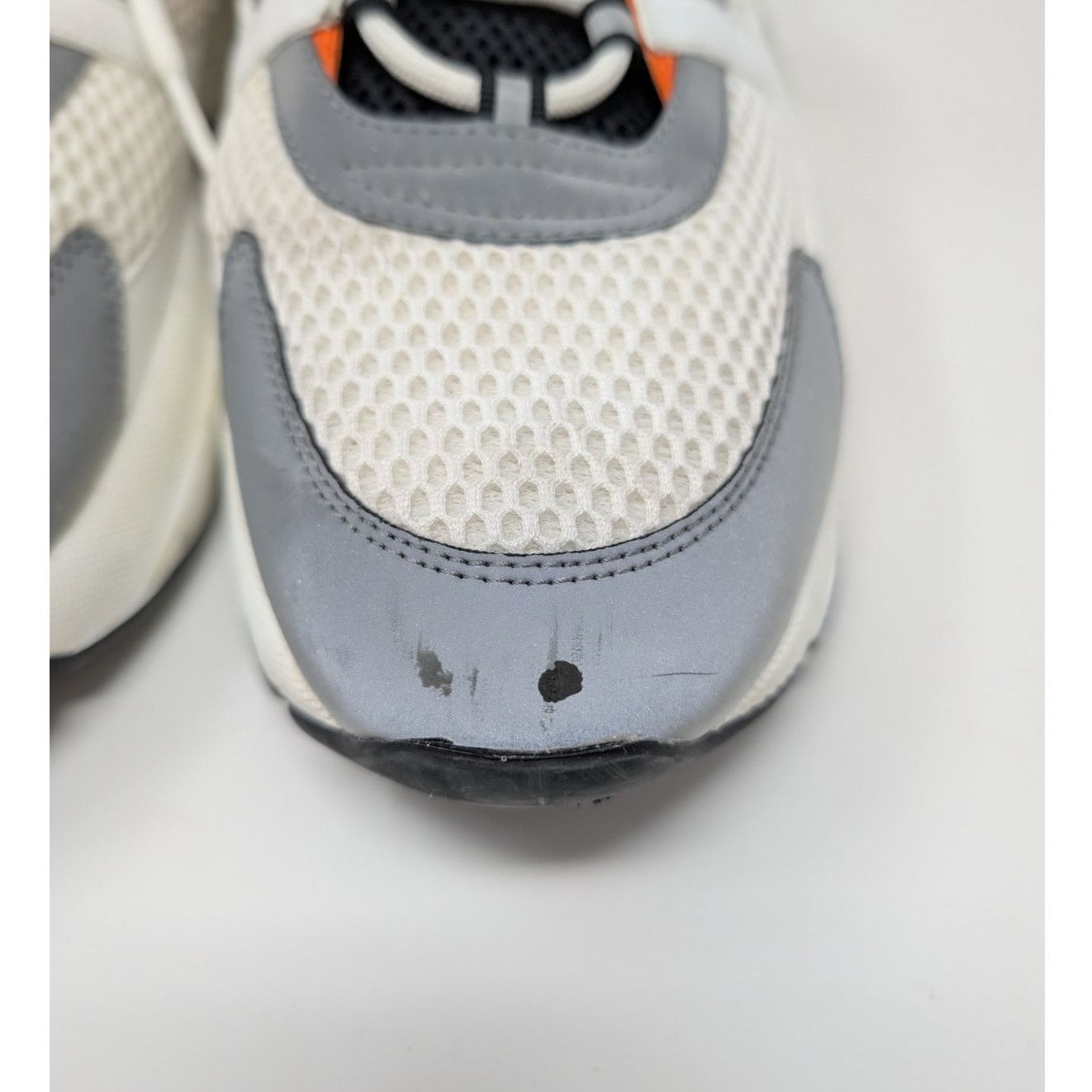Christian Dior B22 Sneaker Orange Grey White Mesh Trainer display picture 2