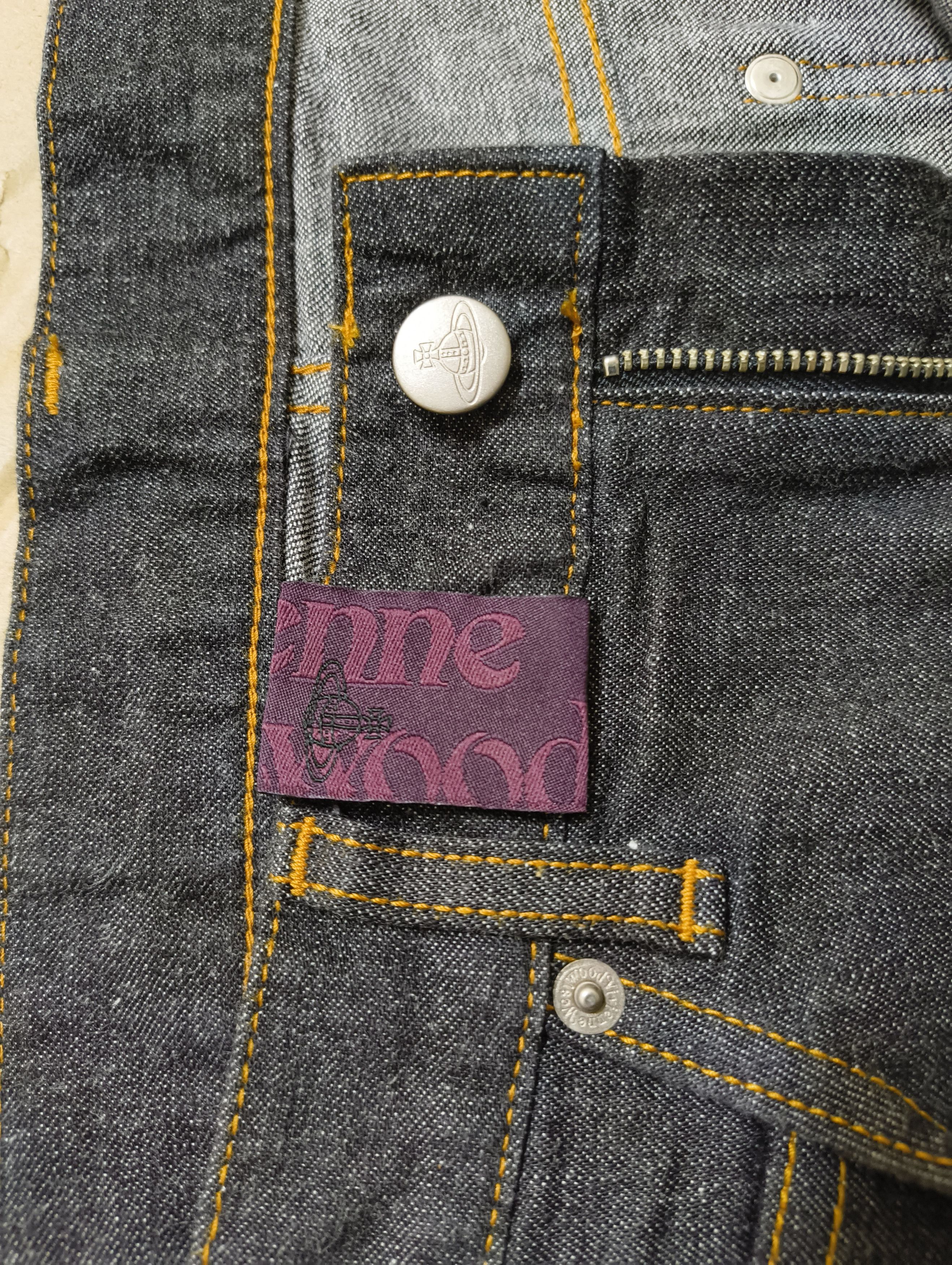 Designer × Vivienne Westwood VIVIANNE WESTWOOD MAN BLACK ORB DENIM Size US 32 / EU 48 - 7 Thumbnail