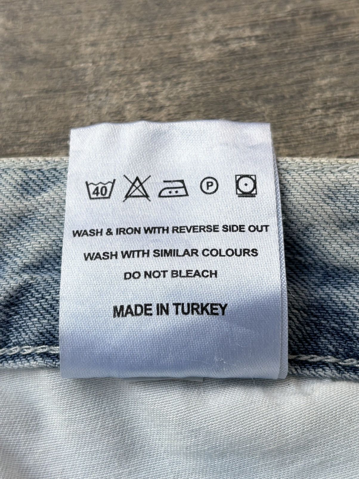 Represent Clo. Represent Basic Selvedge Denim New Acid Blue Size US 32 / EU 48 - 13 Thumbnail