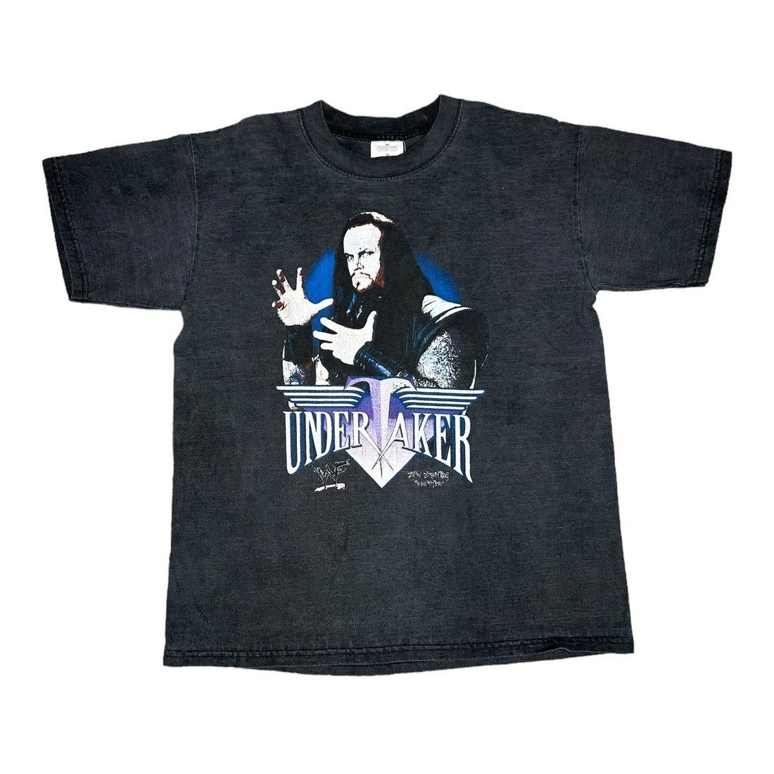 Vintage × WWE × WWF Vintage 90s WWE WWF The Undertaker Wrestling T-Shirt Size US M / EU 48-50 / 2 - 1 Thumbnail
