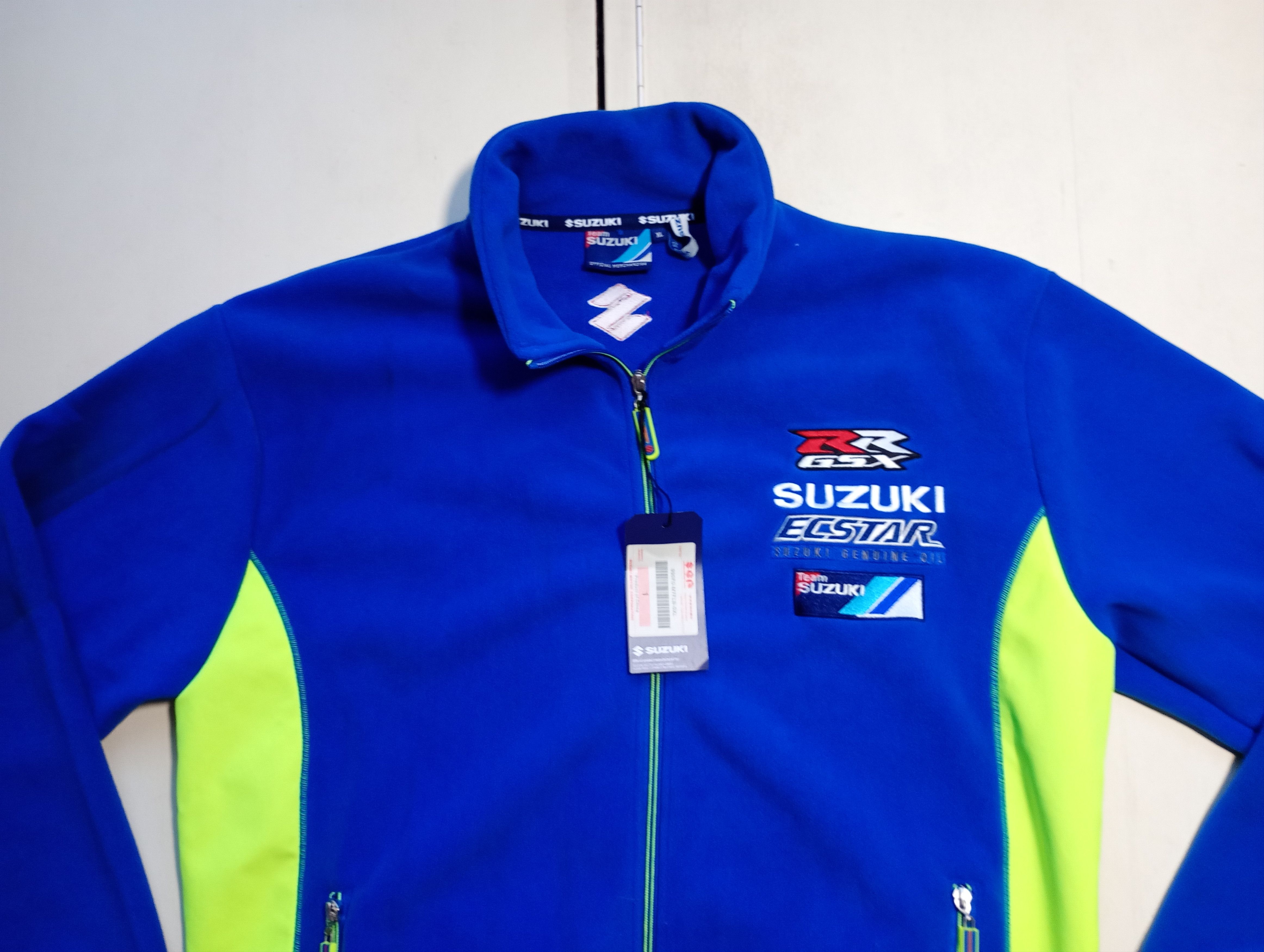Other Suzuki Team Clinton Enterprises Fleece Jacket Vintage Size US XL / EU 56 / 4 - 3 Thumbnail