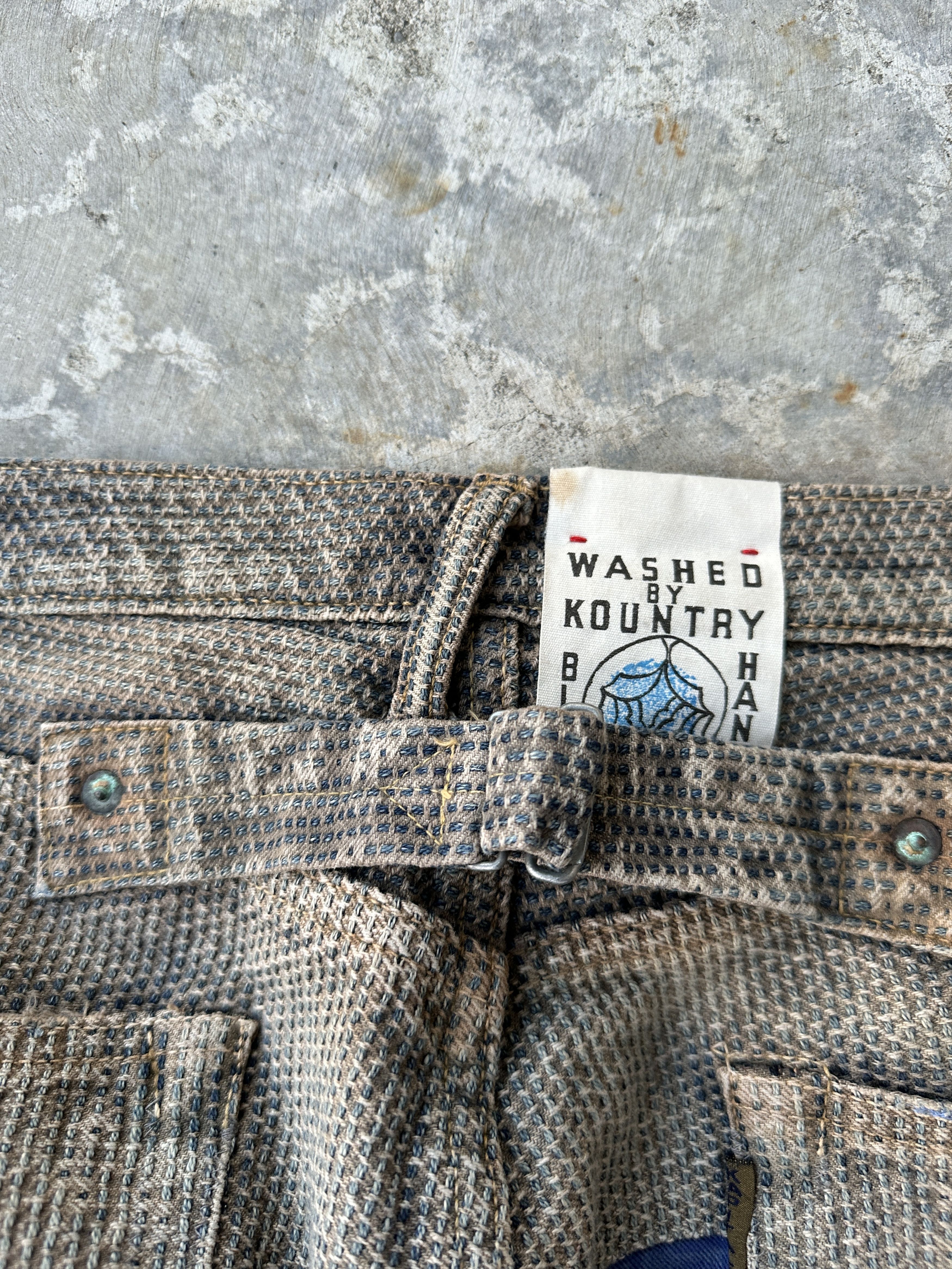 Kapital 2015 Kountry Buckle Back Boro Century Denim Patchwork Size US 34 / EU 50 - 14 Thumbnail