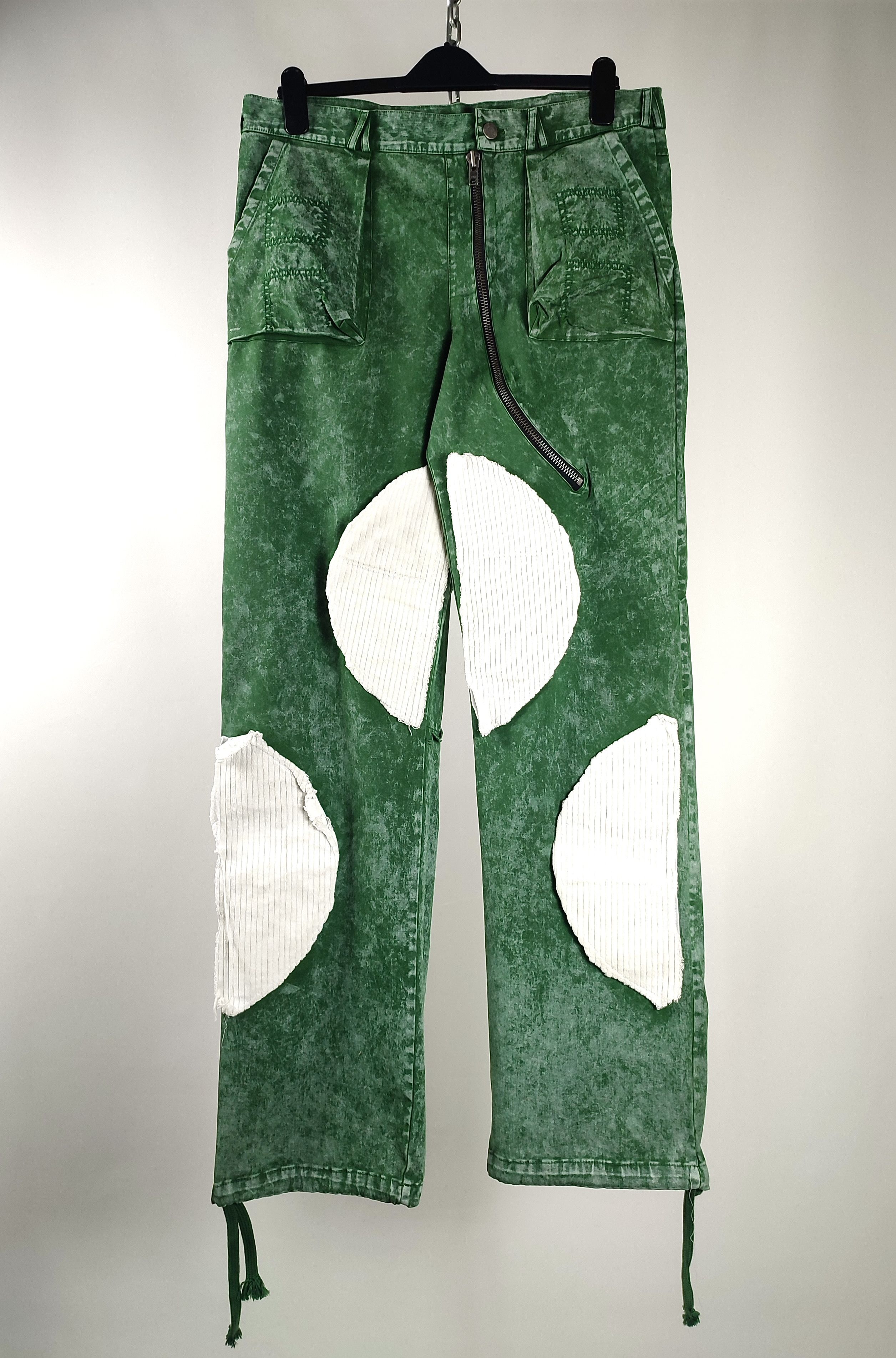 If Six Was Nine Atelier d’Roupa Patchwork Corduroy Garment Dyed Cargo Pants Size US 33 - 7 Thumbnail