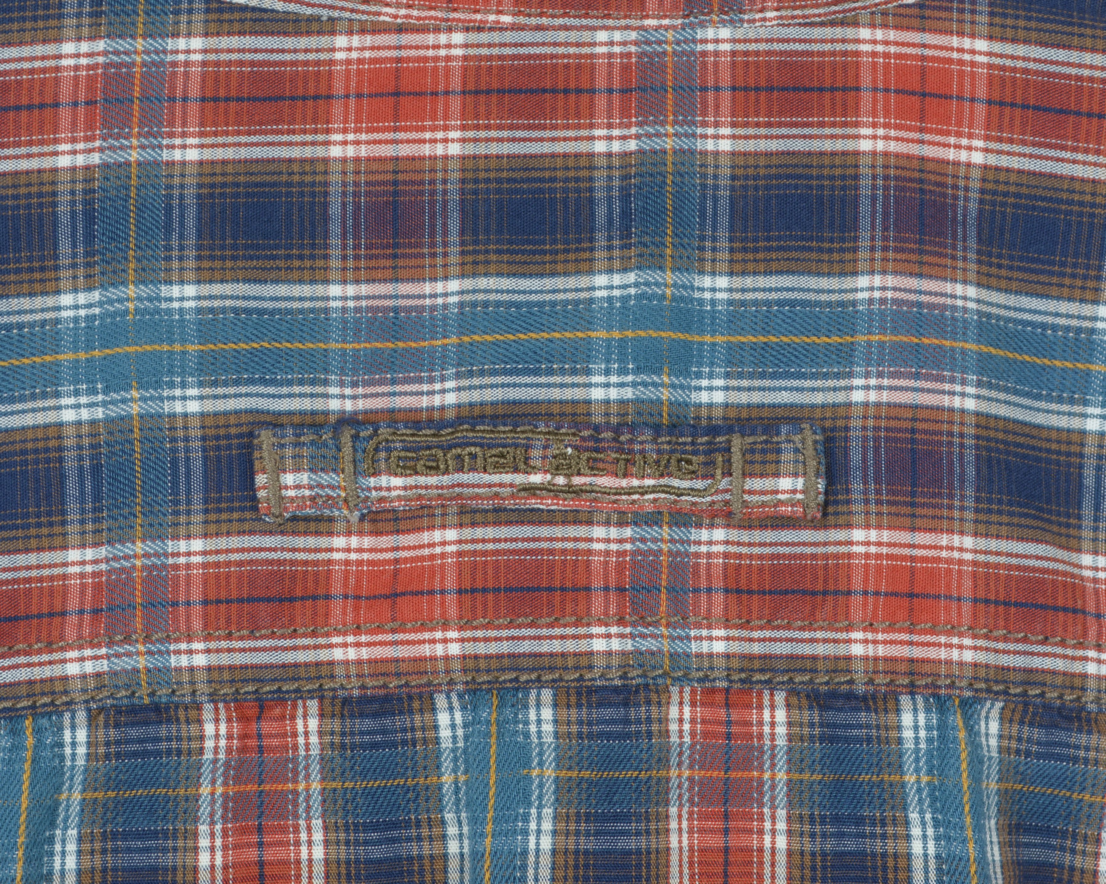 camel active L Check Shirt Long Sleeved Plaid Button Up Summer Tartan Top Size US L / EU 52-54 / 3 - 7 Thumbnail