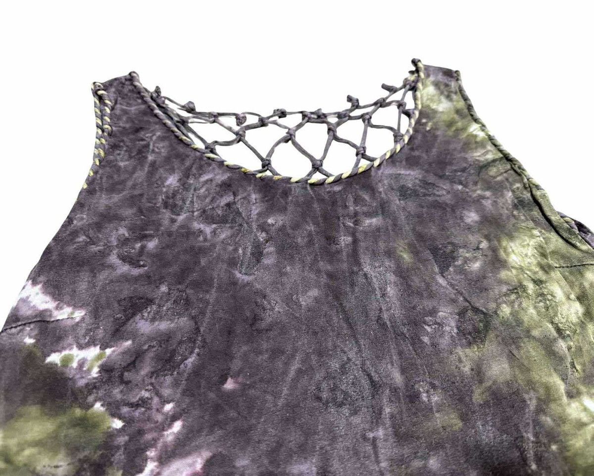14th Addiction 🔥Japanese Y2K Taku Acid Tie Dye Mesh Dress If Six Was Nine Size M / US 6-8 / IT 42-44 - 6 Thumbnail
