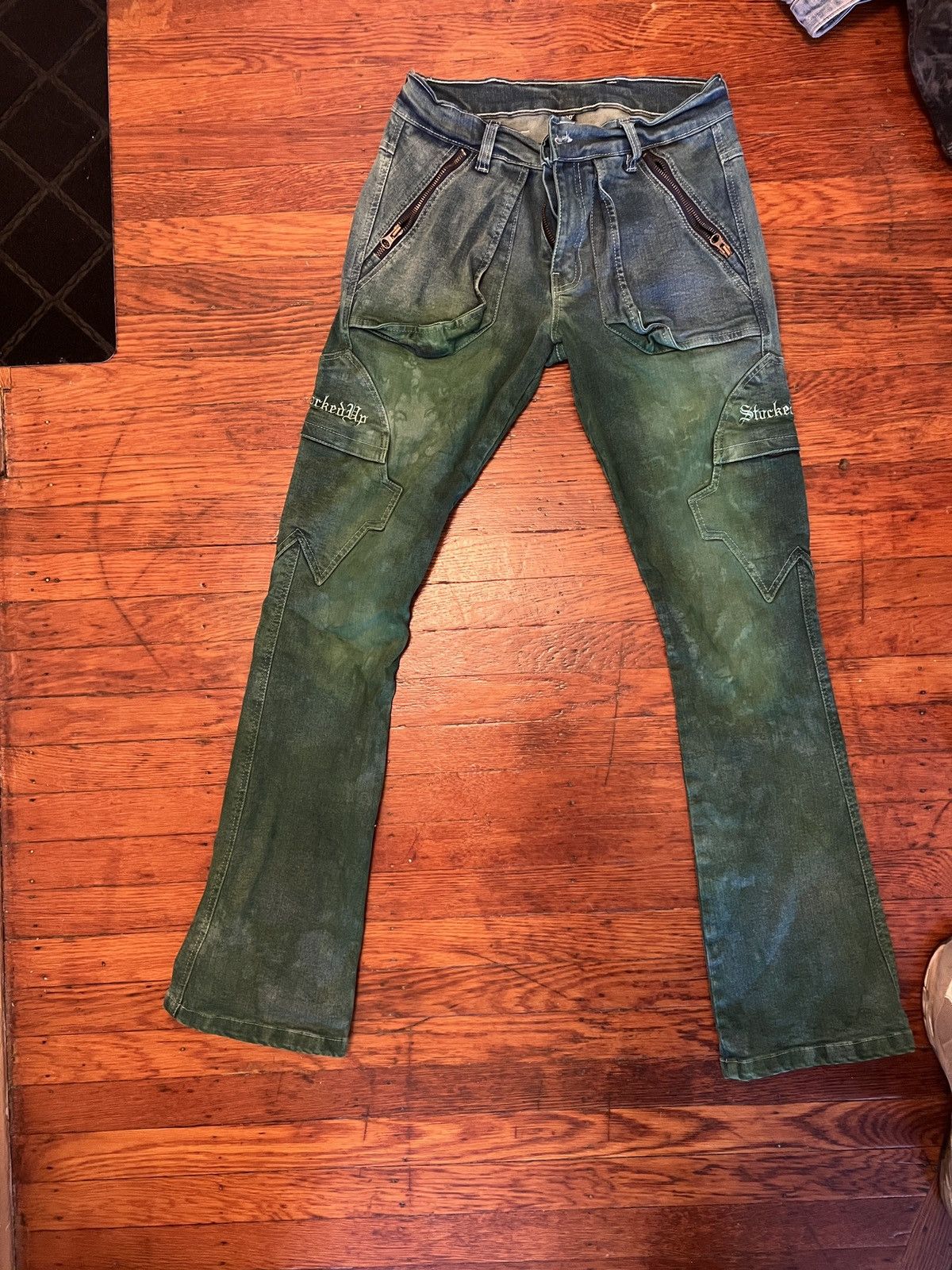 Other Custom Dyed Stocked Up Denim Size US 30 / EU 46 - 1 Thumbnail