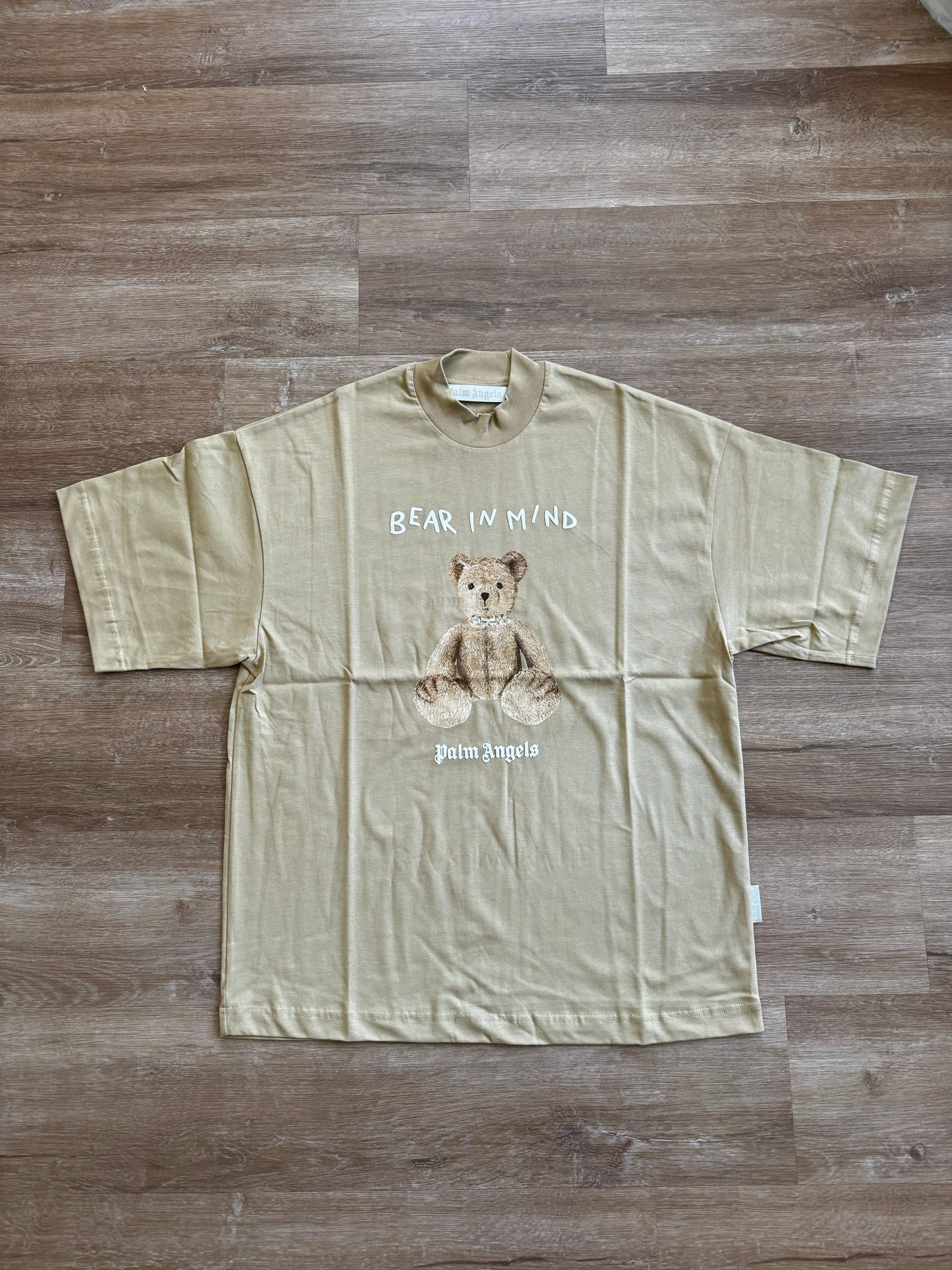 Palm Angels CC000021 Bear In Mind T-Shirt in Beige Size US S / EU 44-46 / 1 - 1 Thumbnail