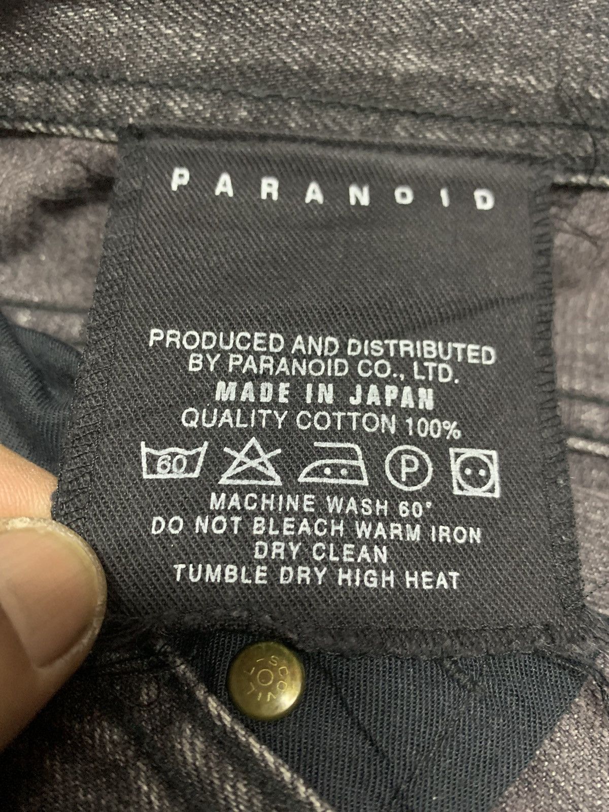 Japanese Brand Paranoid bootcut jeans Size US 32 / EU 48 - 11 Thumbnail