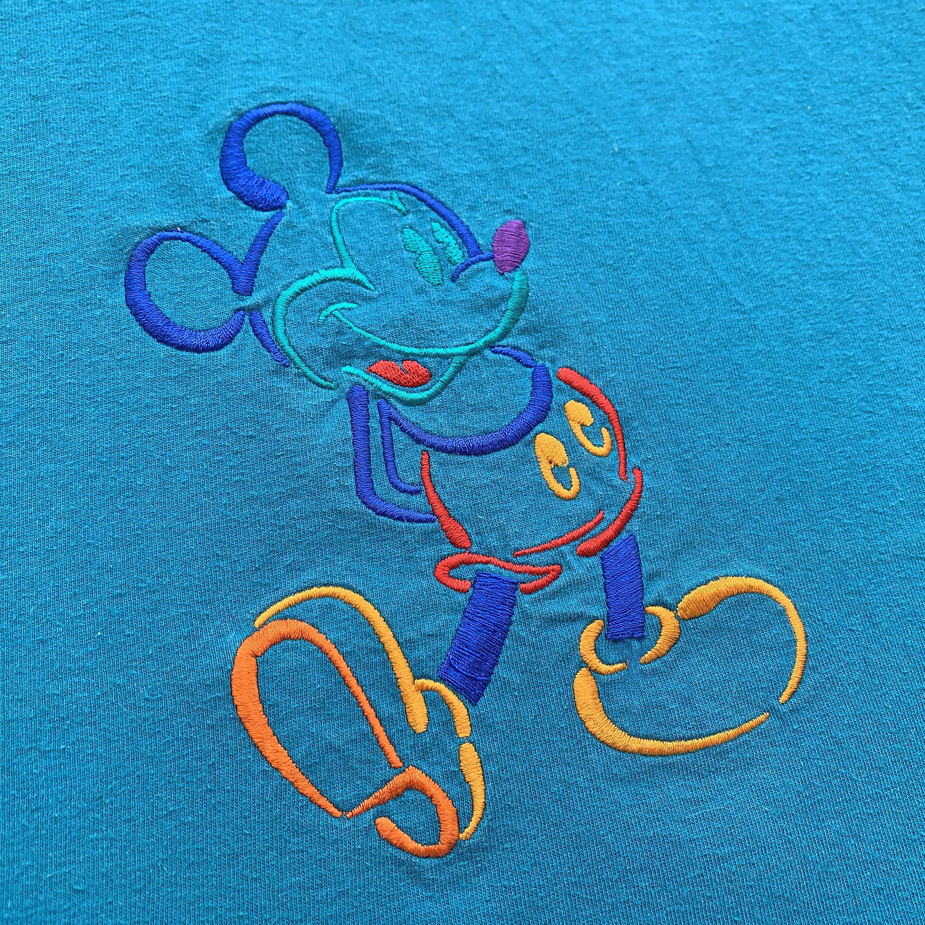 Disney Vintage 80s 90s DISNEY t shirt Mickey Mouse Single Stitch Size US XXL / EU 58 / 5 - 8 Thumbnail