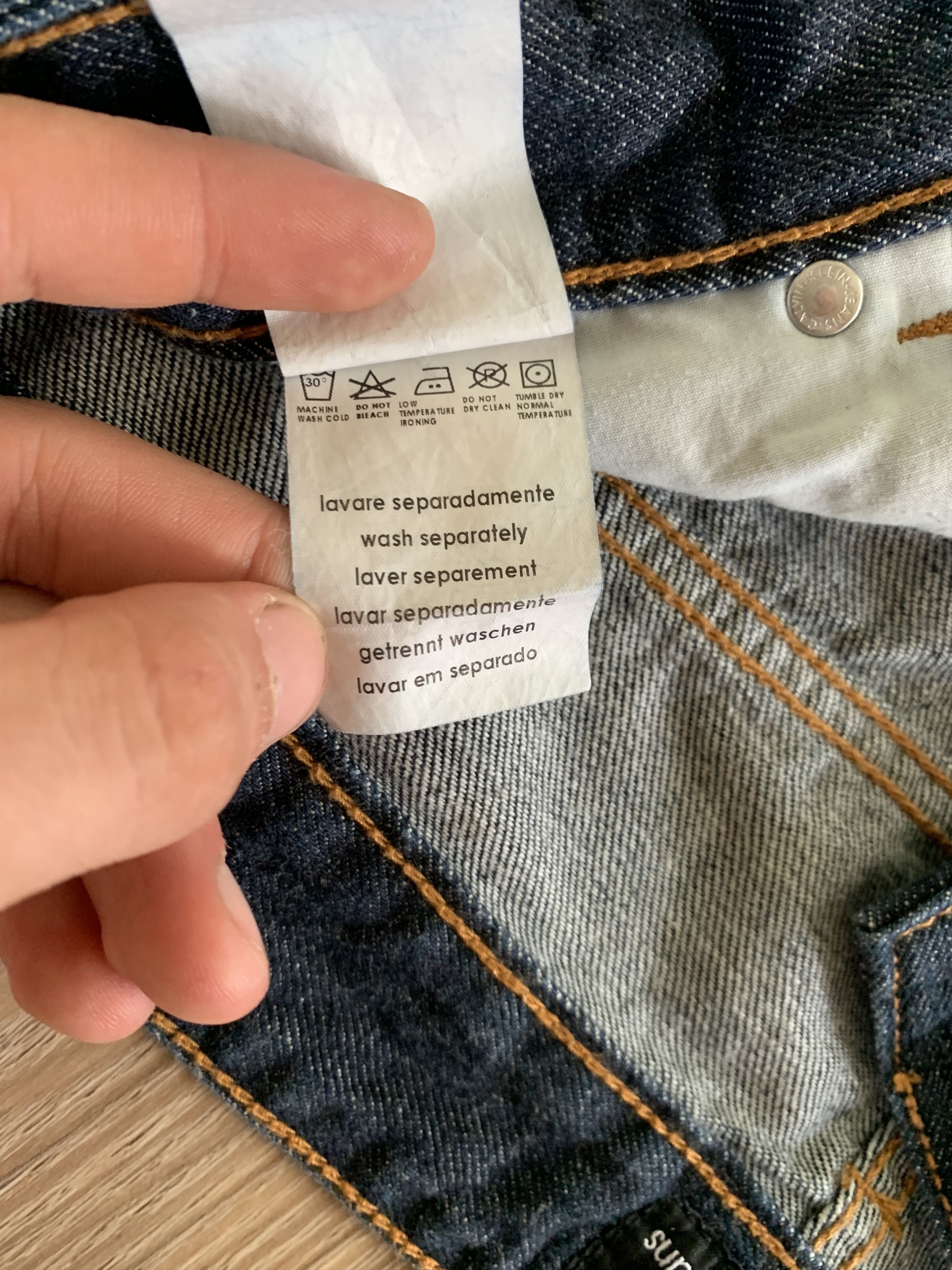 Calvin Klein Calvin Klein Navy Blue Jeans Size US 33 - 9 Thumbnail
