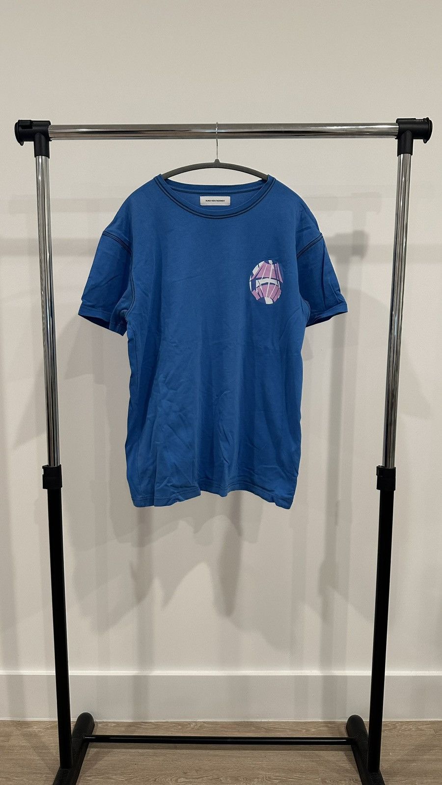 Kiko Kostadinov Tulcea Blue Pink Tee Size US XL / EU 56 / 4 - 1 Thumbnail