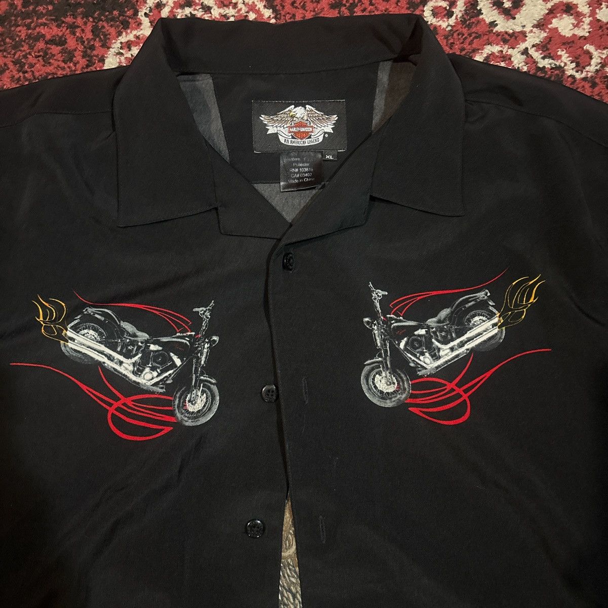 Harley Davidson Vintage Harley Davison button up shirt Size US XL / EU 56 / 4 - 3 Thumbnail
