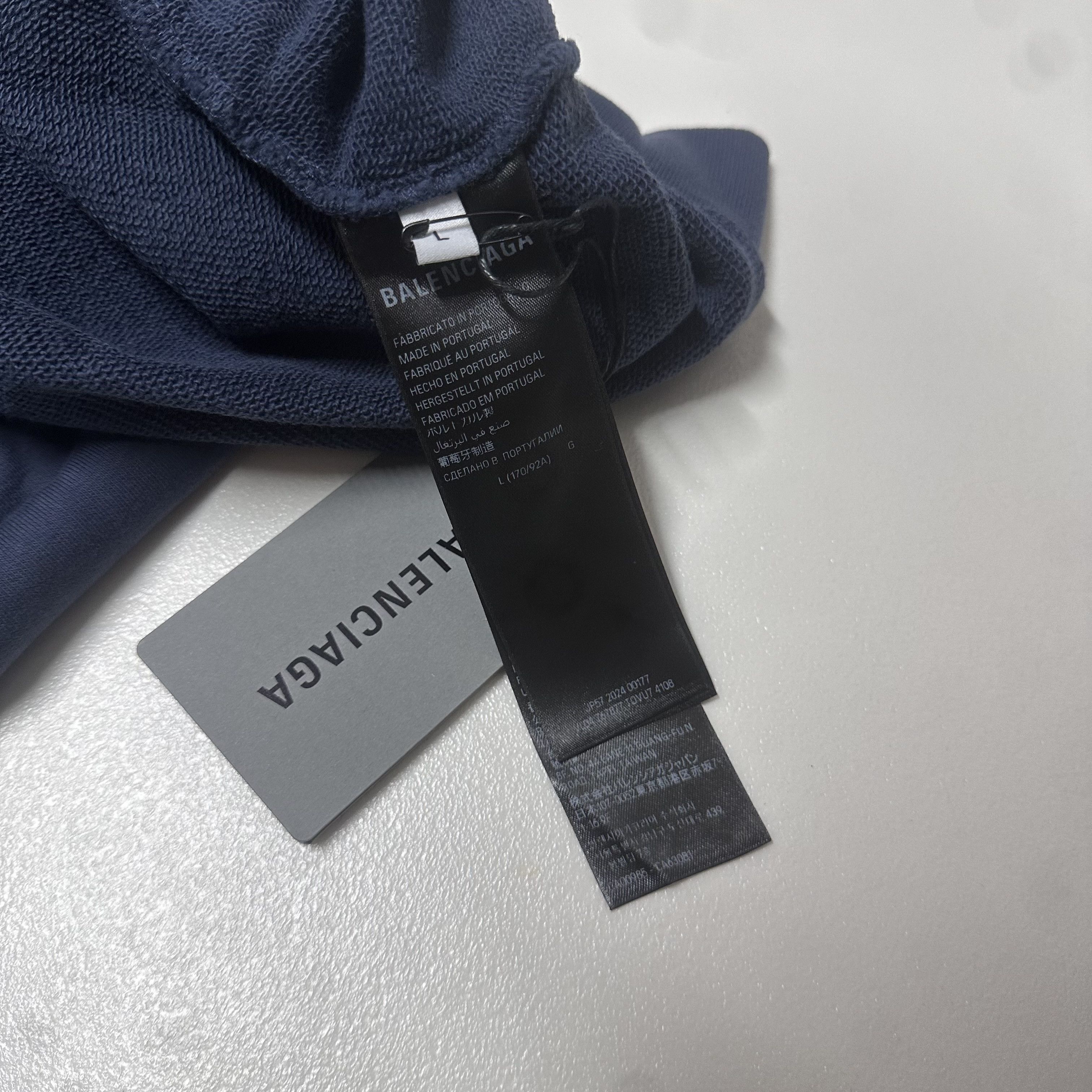 Balenciaga BALENCIAGA size L Bitcoin Blue hoodie sweatshirt large Size US L / EU 52-54 / 3 - 8 Thumbnail