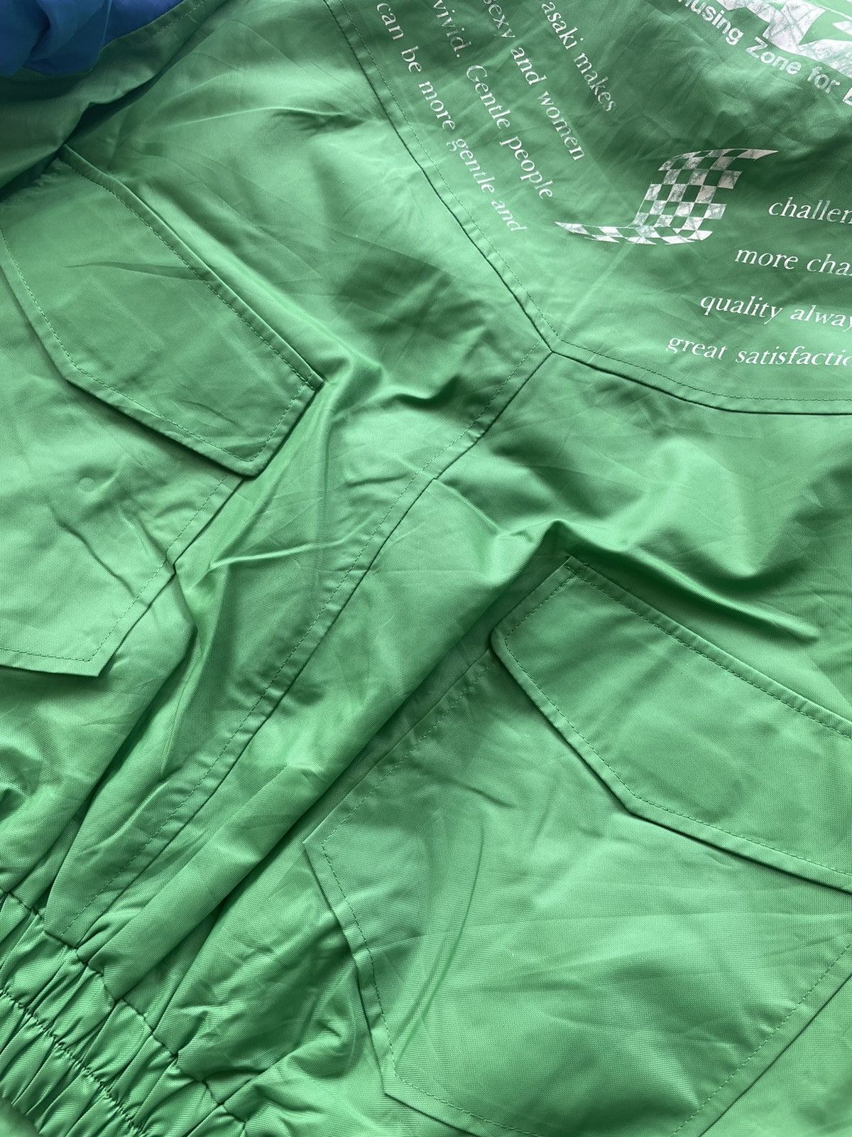 Japanese Brand × Vintage Vintage Kaze Kawasaki Riders Club Jacket Size US L / EU 52-54 / 3 - 14 Thumbnail